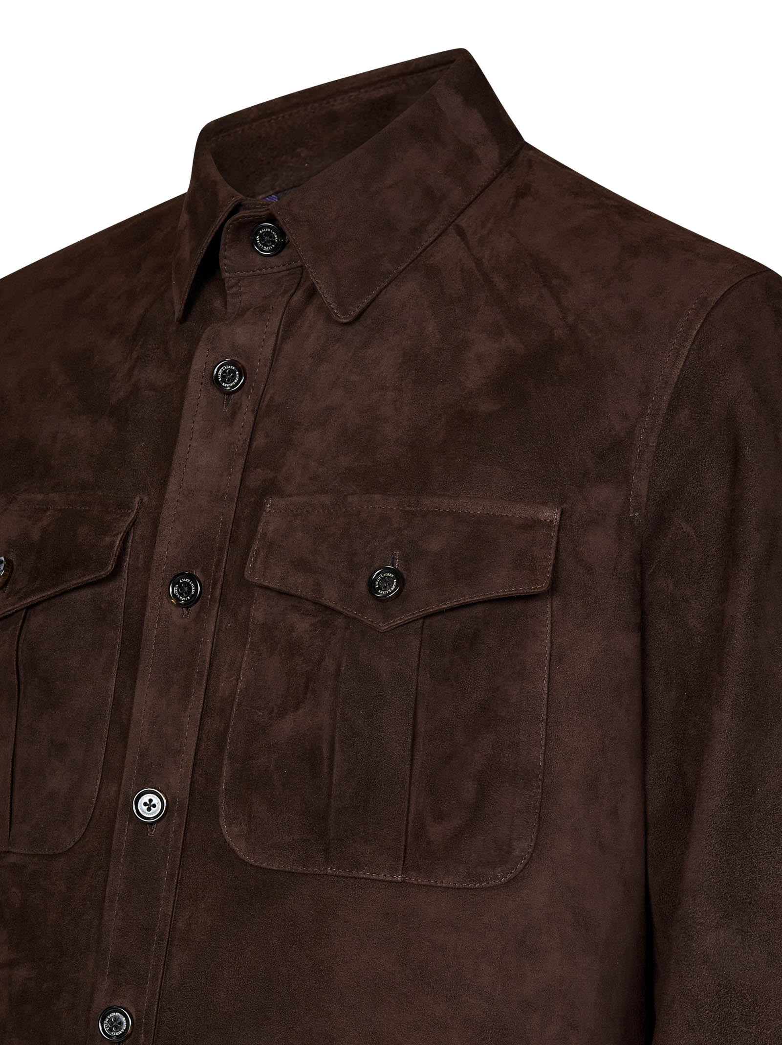 Shop Ralph Lauren Jacket In Brown