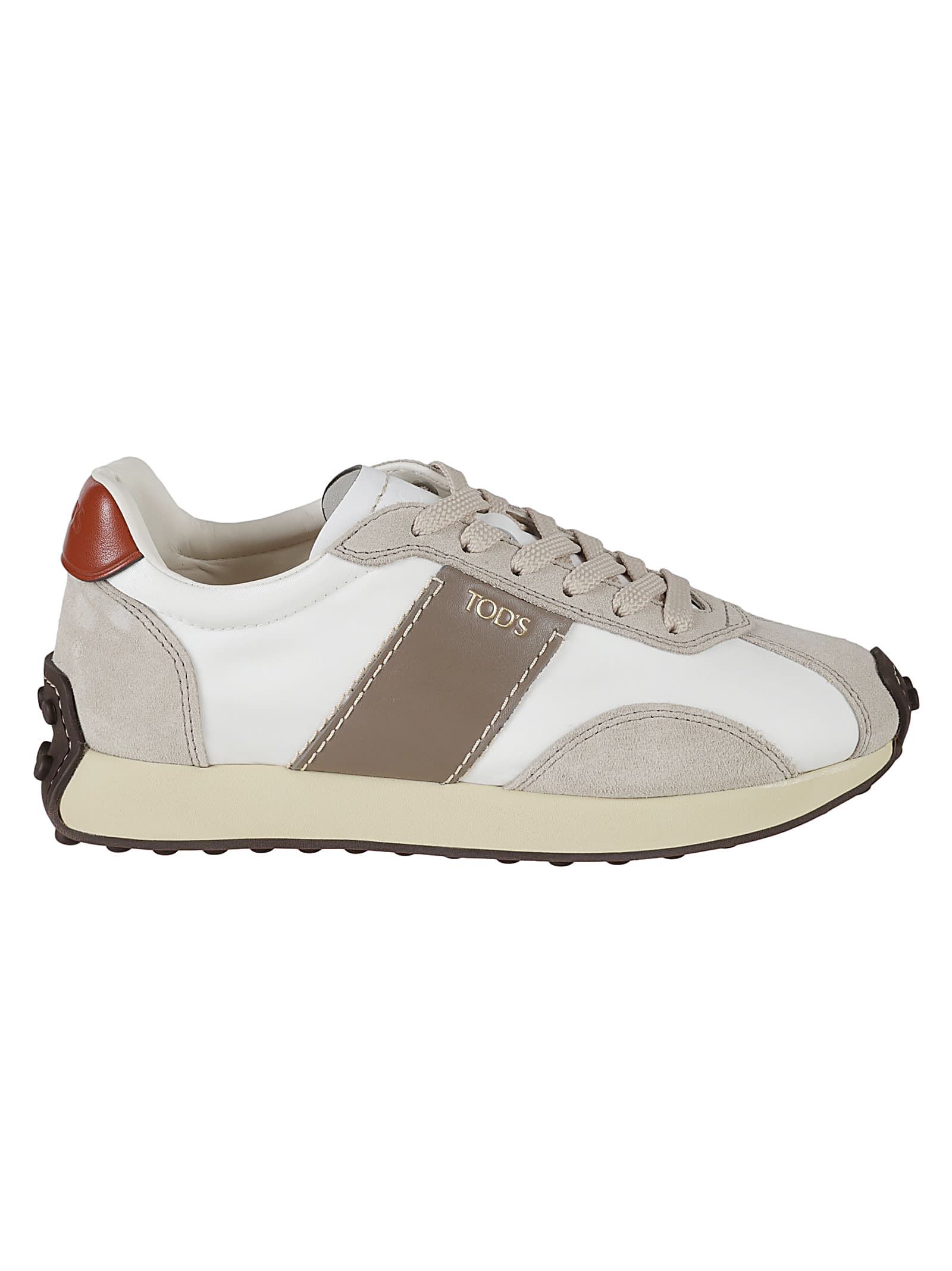 Shop Tod's Active 26l Sneakers In Argil