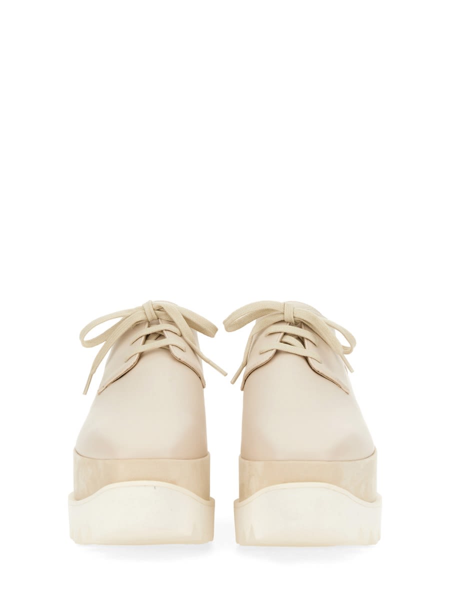 Shop Stella Mccartney Lace-up Elyse In White