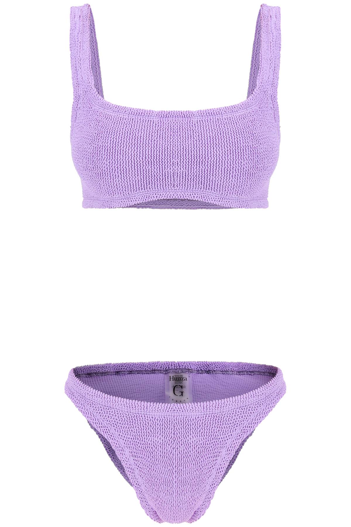 Shop Hunza G Xandra Bikini Set In Lilac (purple)