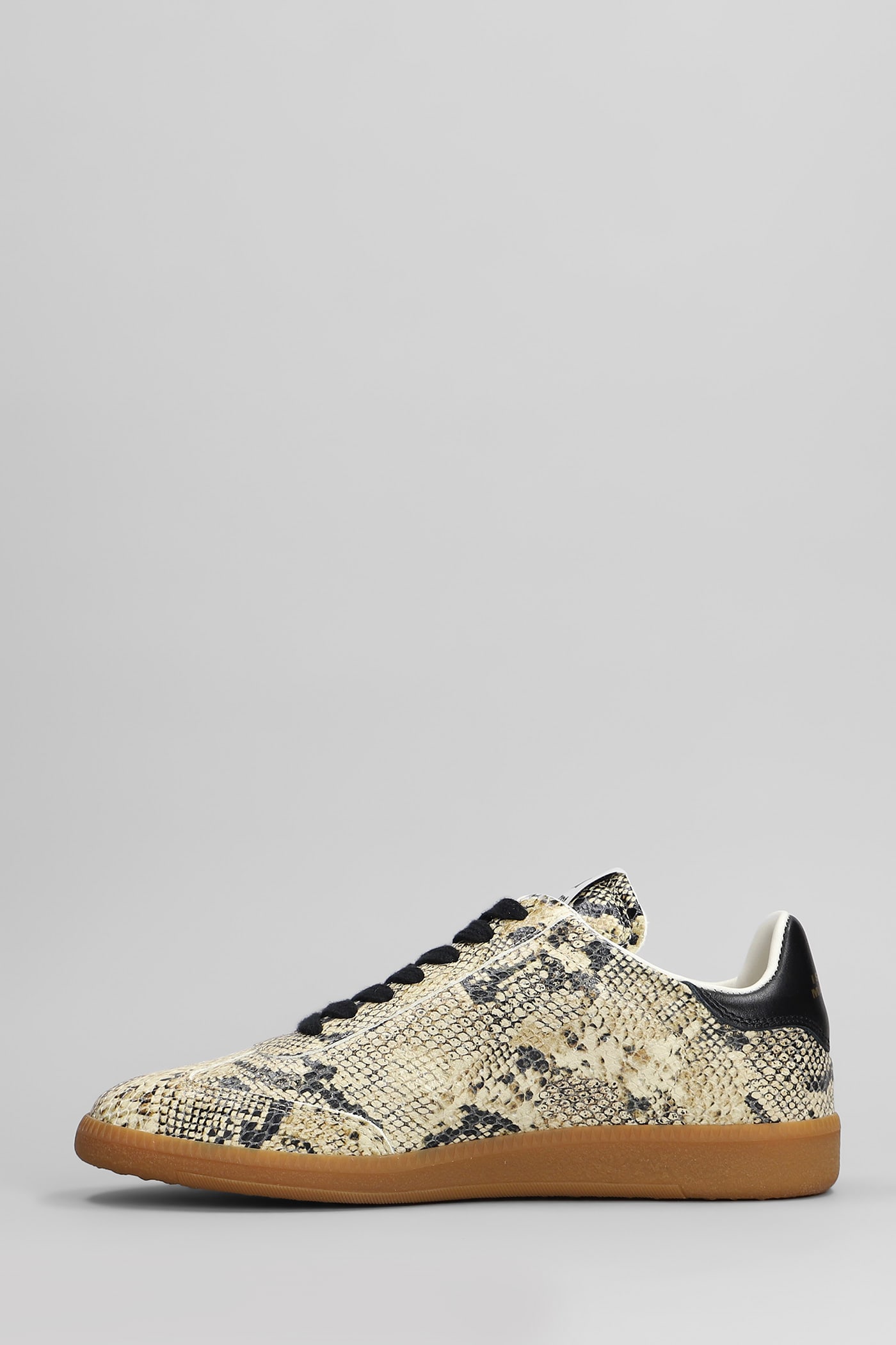 Isabel Marant Kaycee Leather Sneaker In Beige