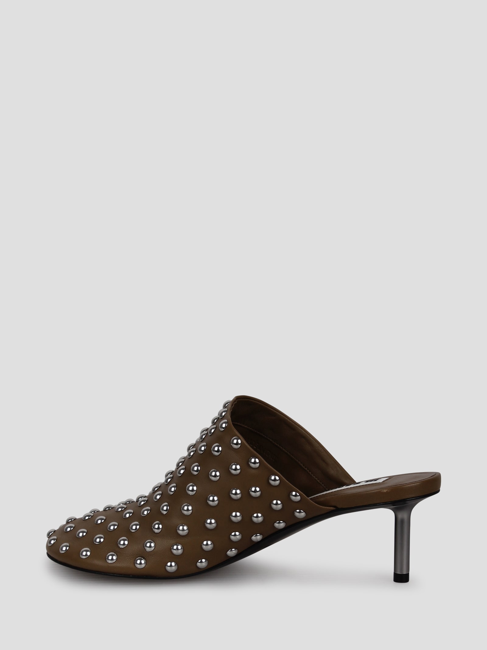 Jil Sander Stud-embellished Mules