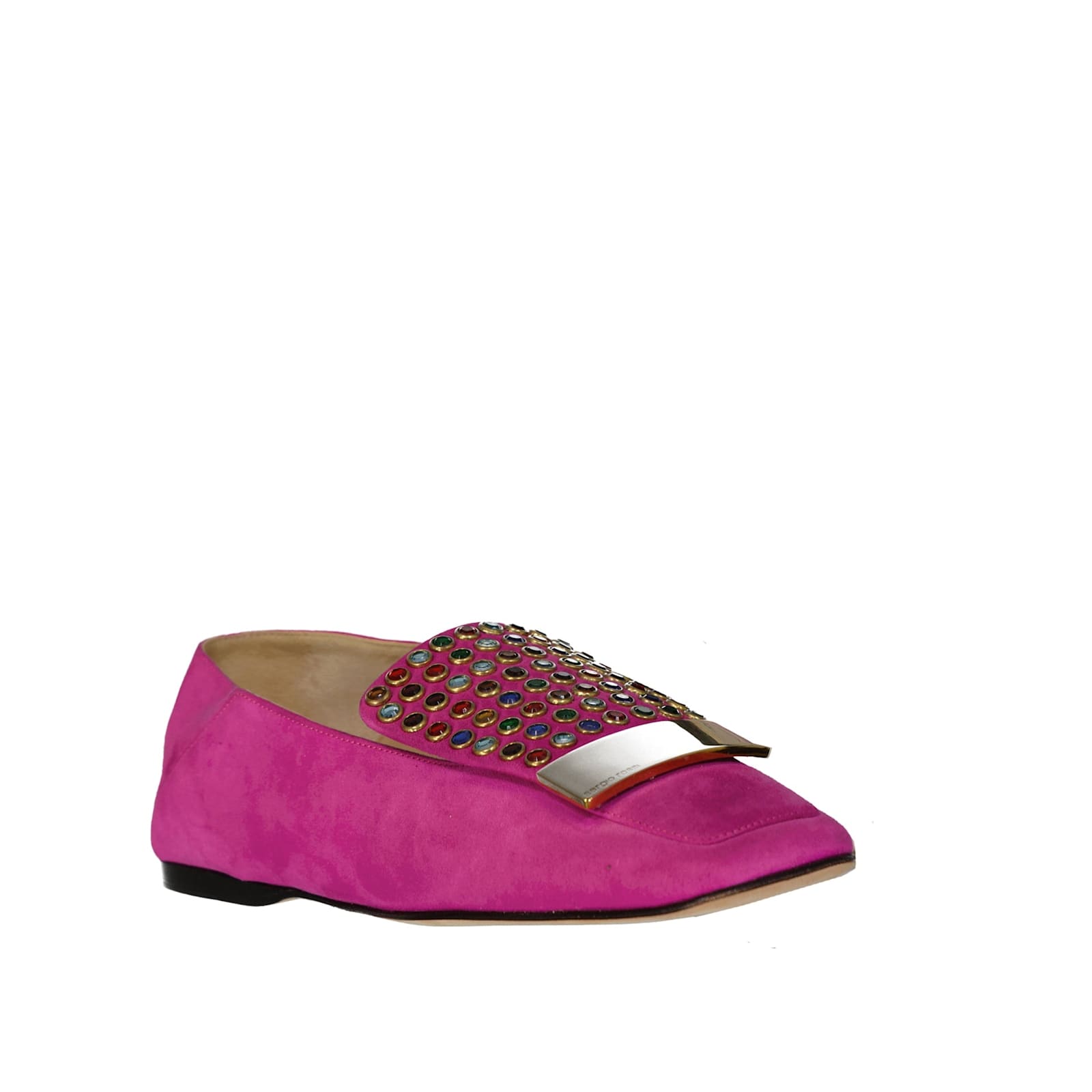 Shop Sergio Rossi Leather Loafers In Pink