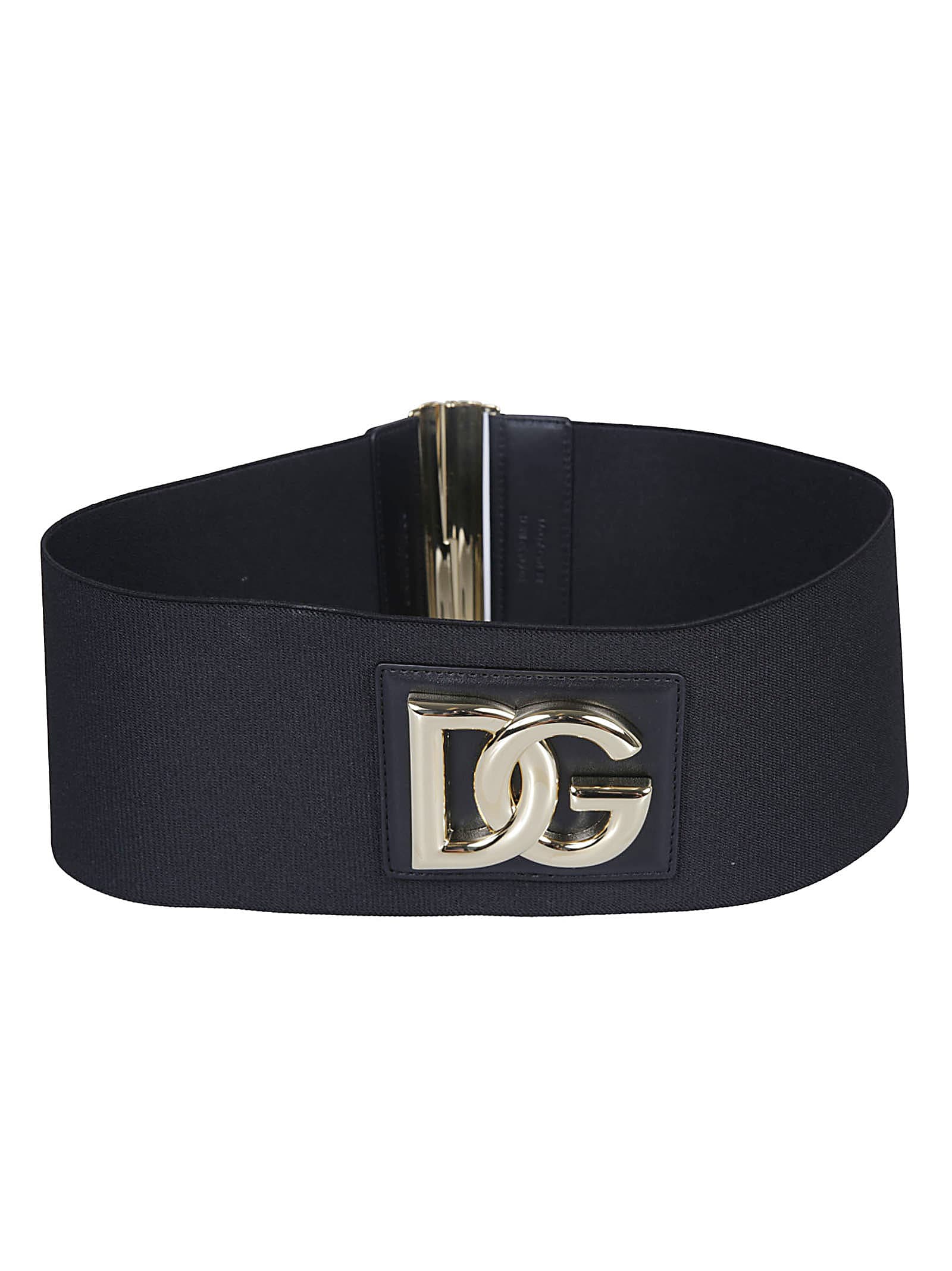 Dolce & Gabbana Logo Patch Belt