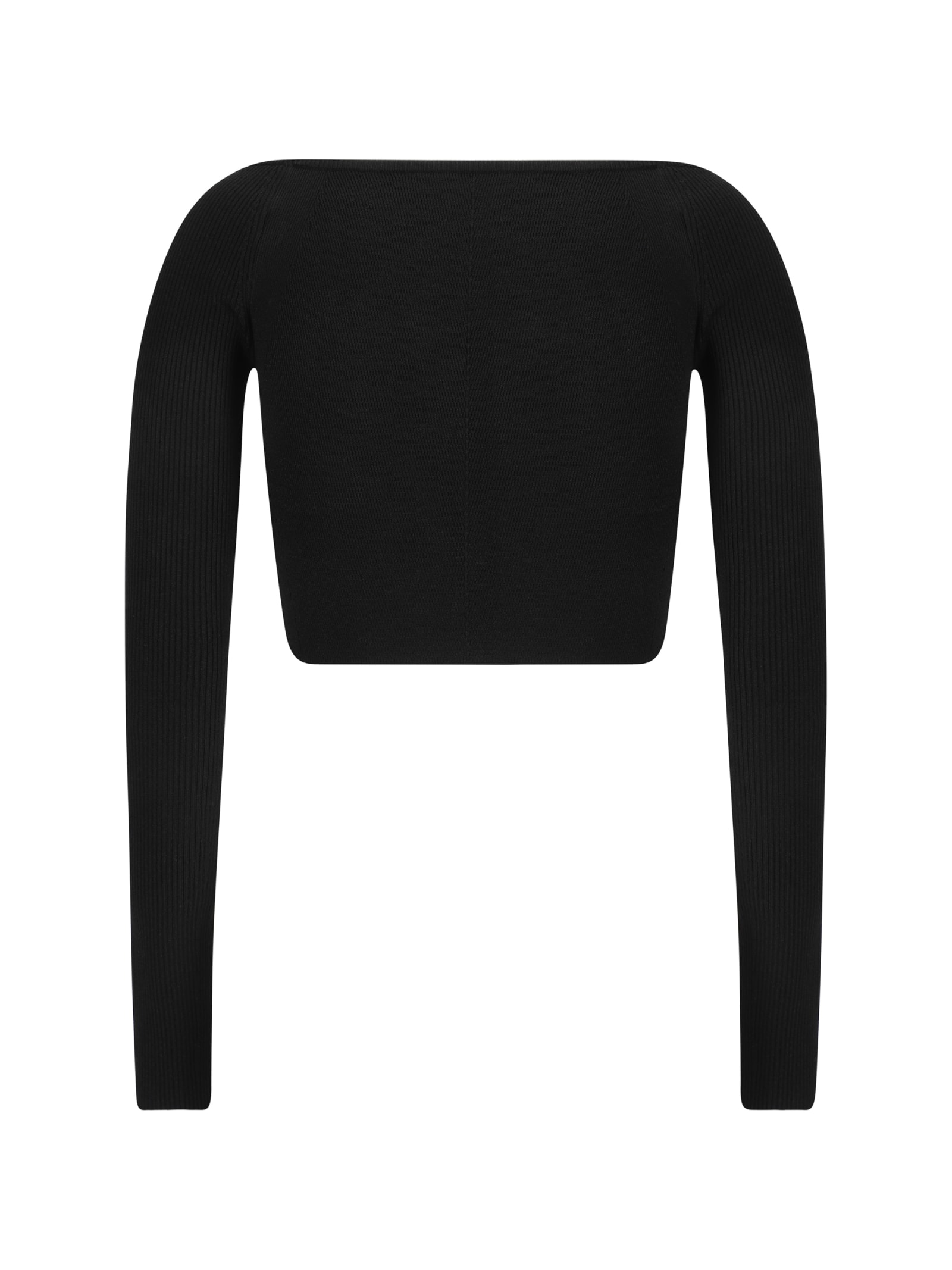 Shop Diesel M-vera-ls Long Sleeve Top In 004 - Deep/black