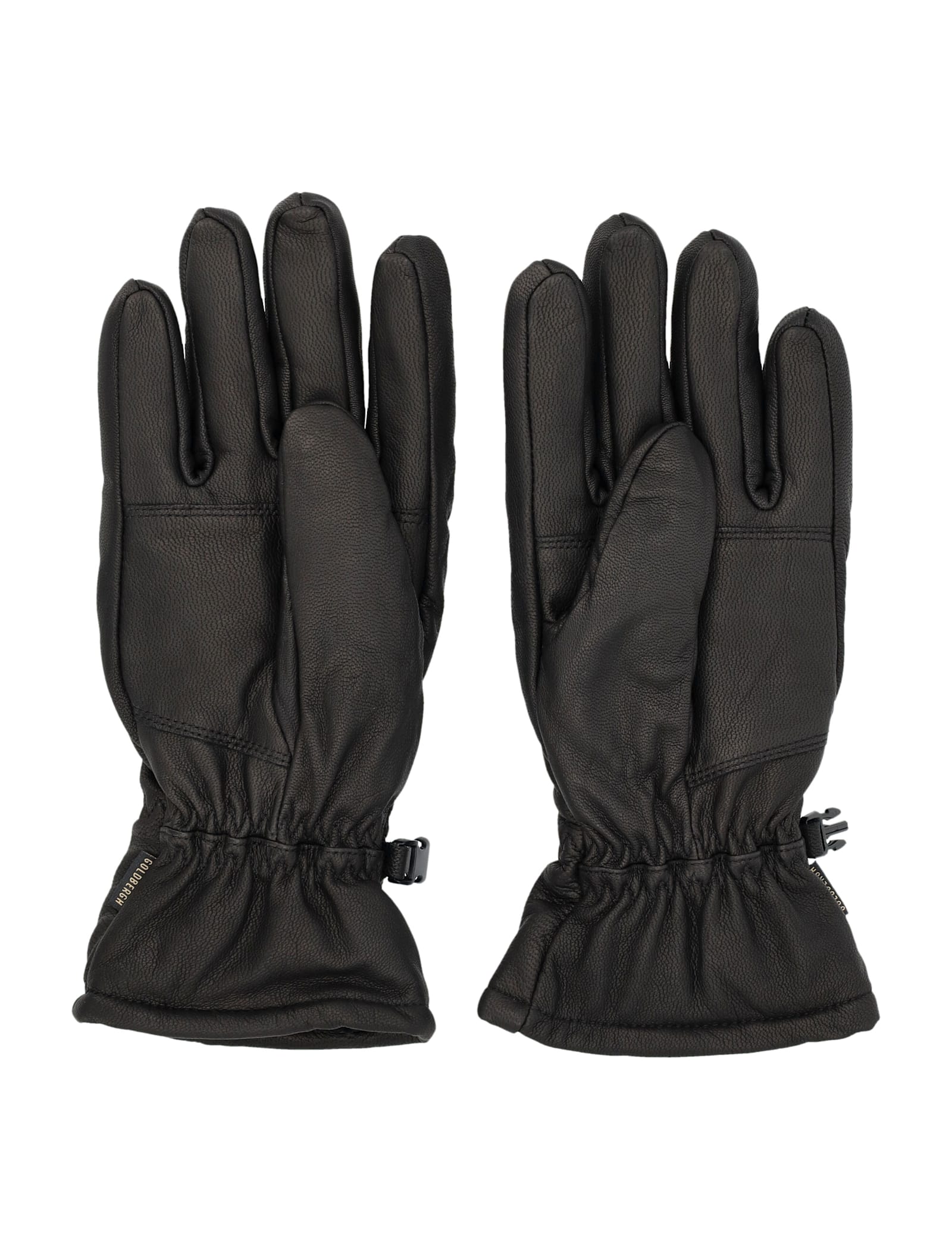Goldbergh Freeze Leather Gloves In Black