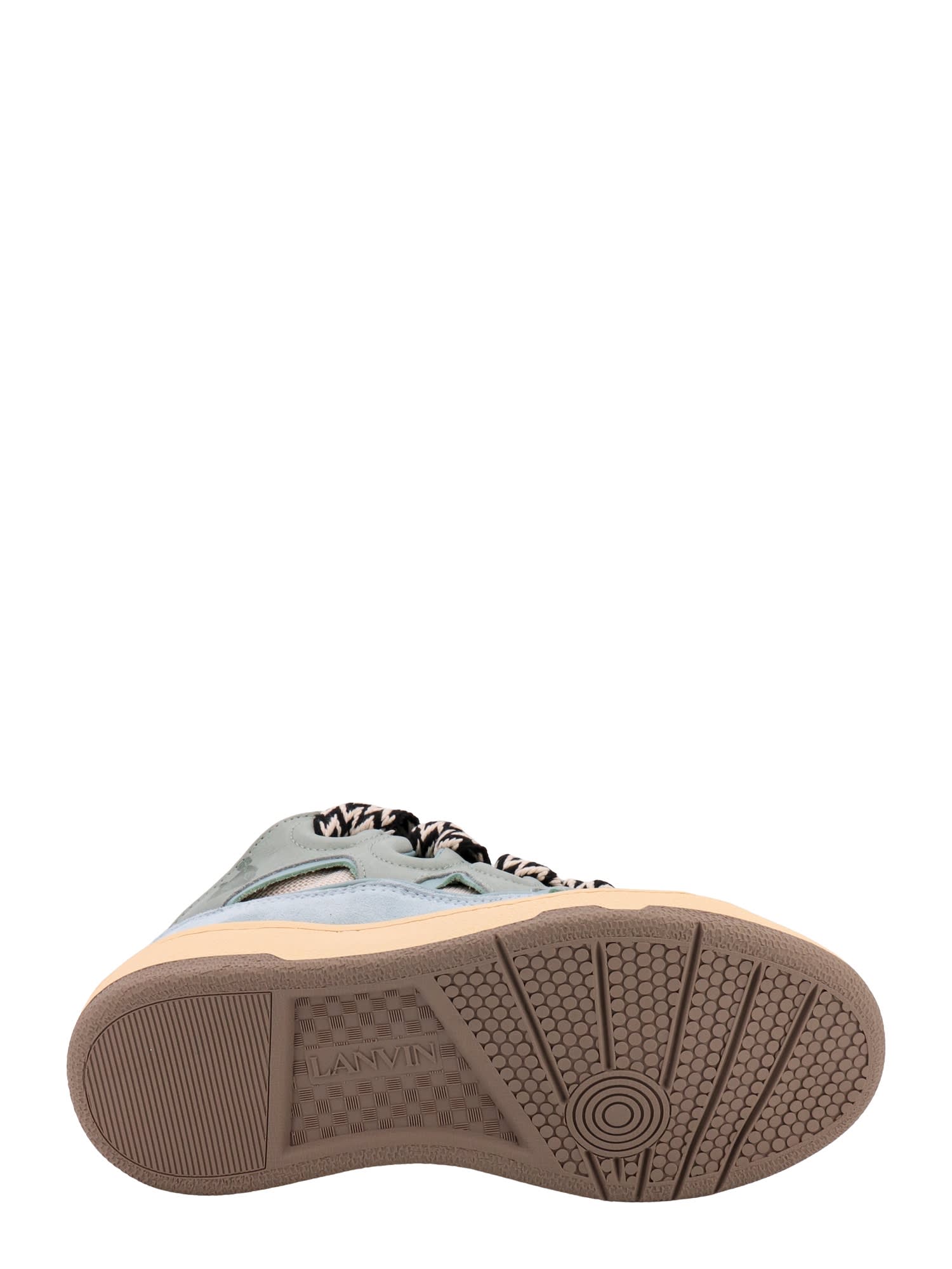 Shop Lanvin Crub Sneakers In Blue