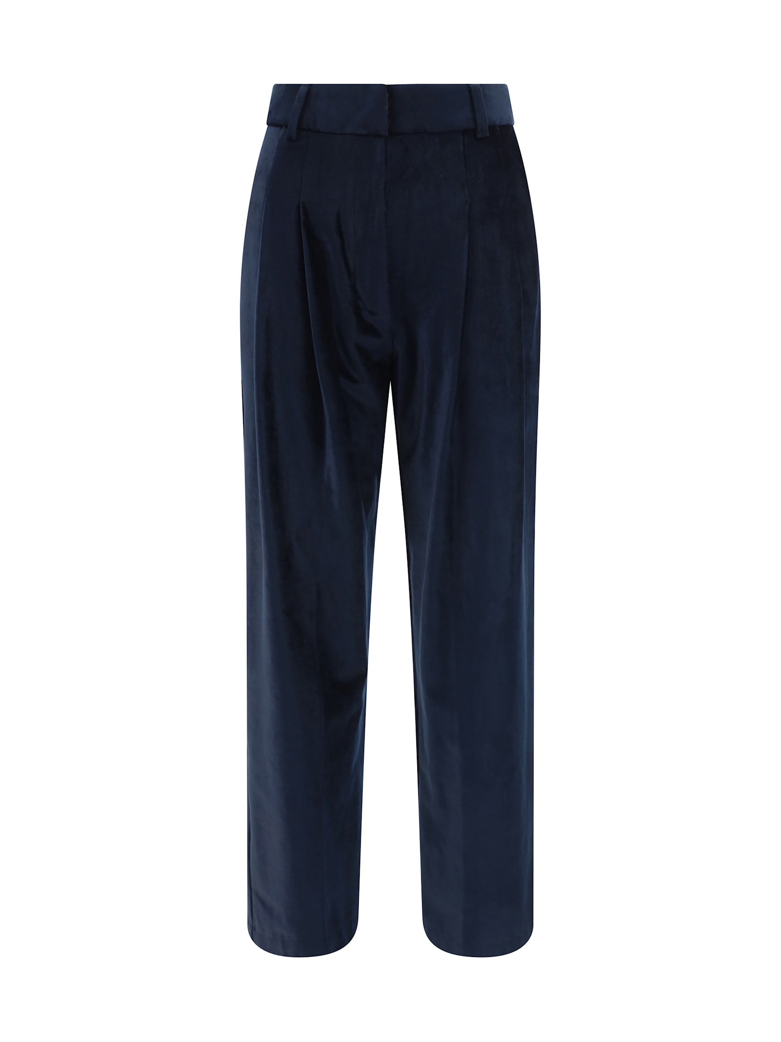 Shop Forte Forte Pants In Blue