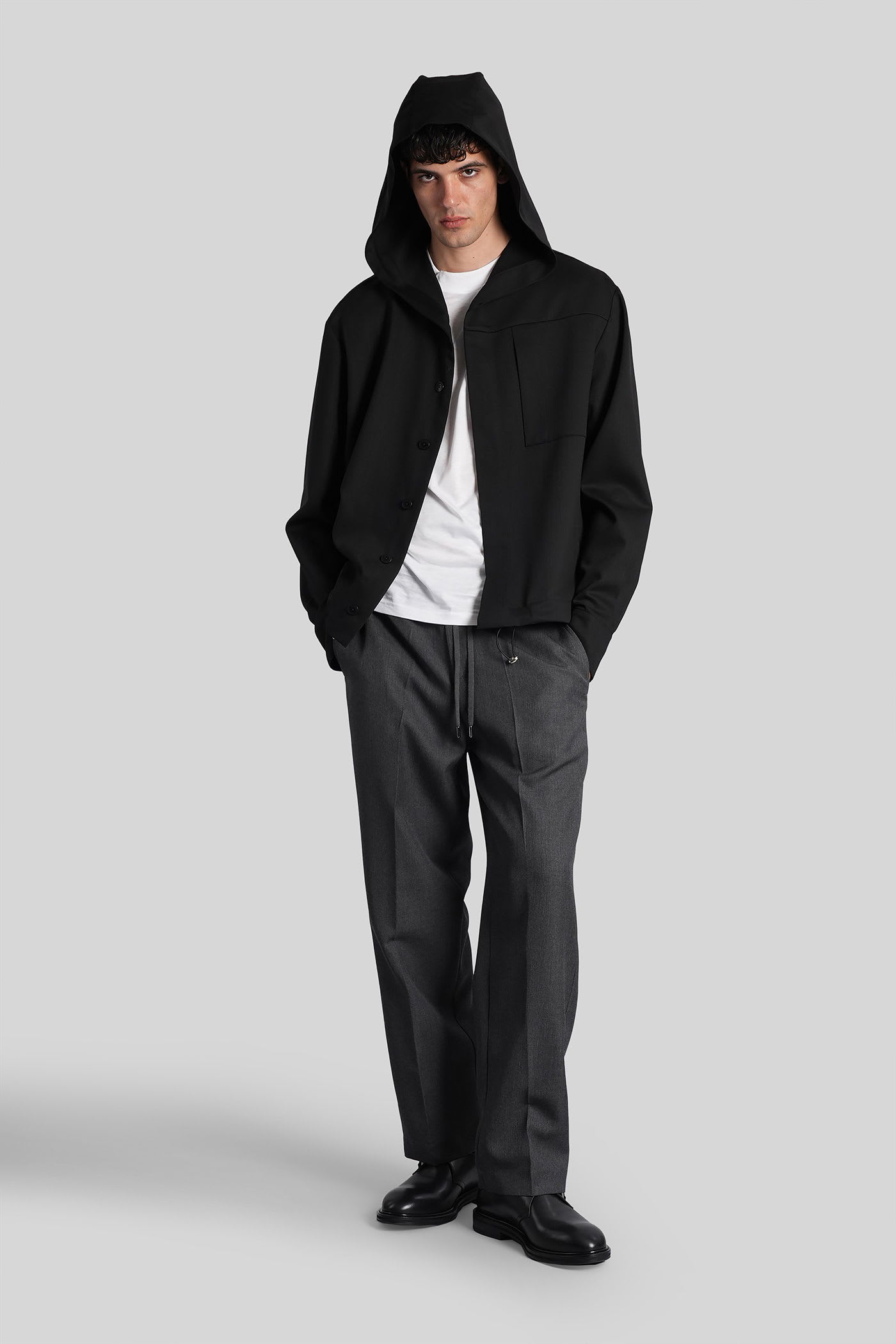 Costumein Pajamas Pants In Grey Wool In Gray