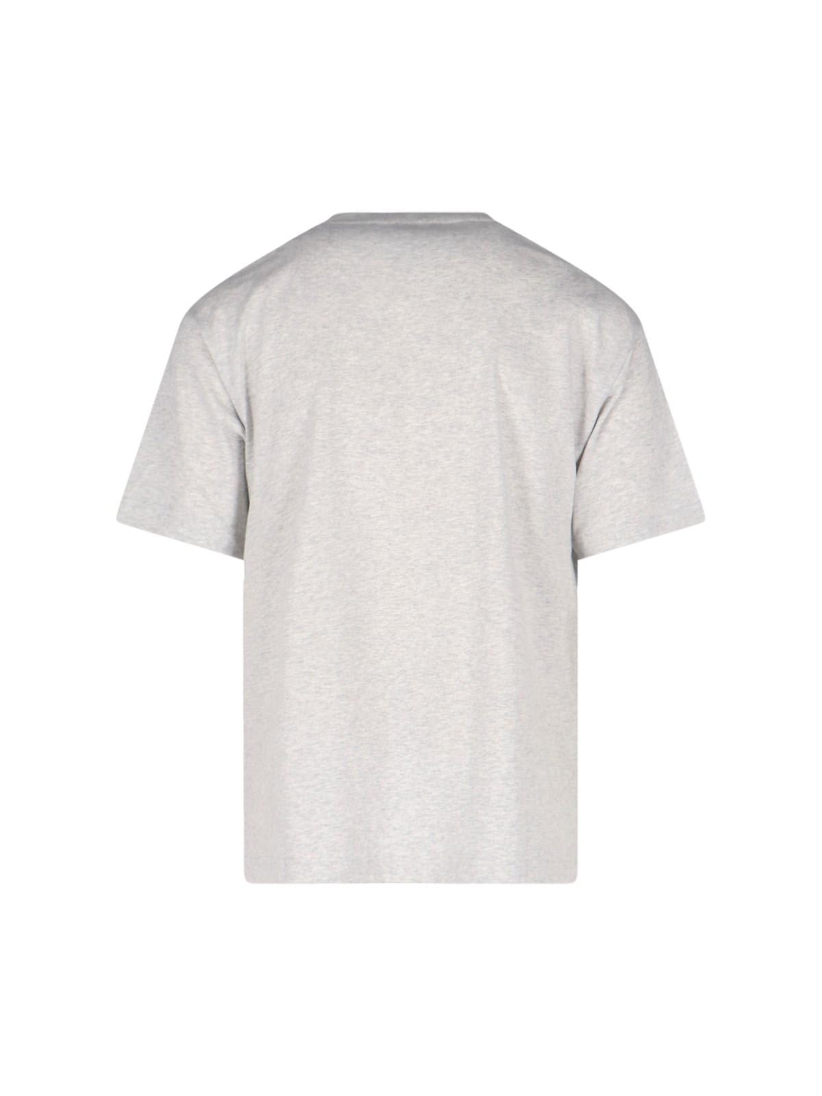 Shop Apc H.h. T-shirt In Plb Heathered Light Grey