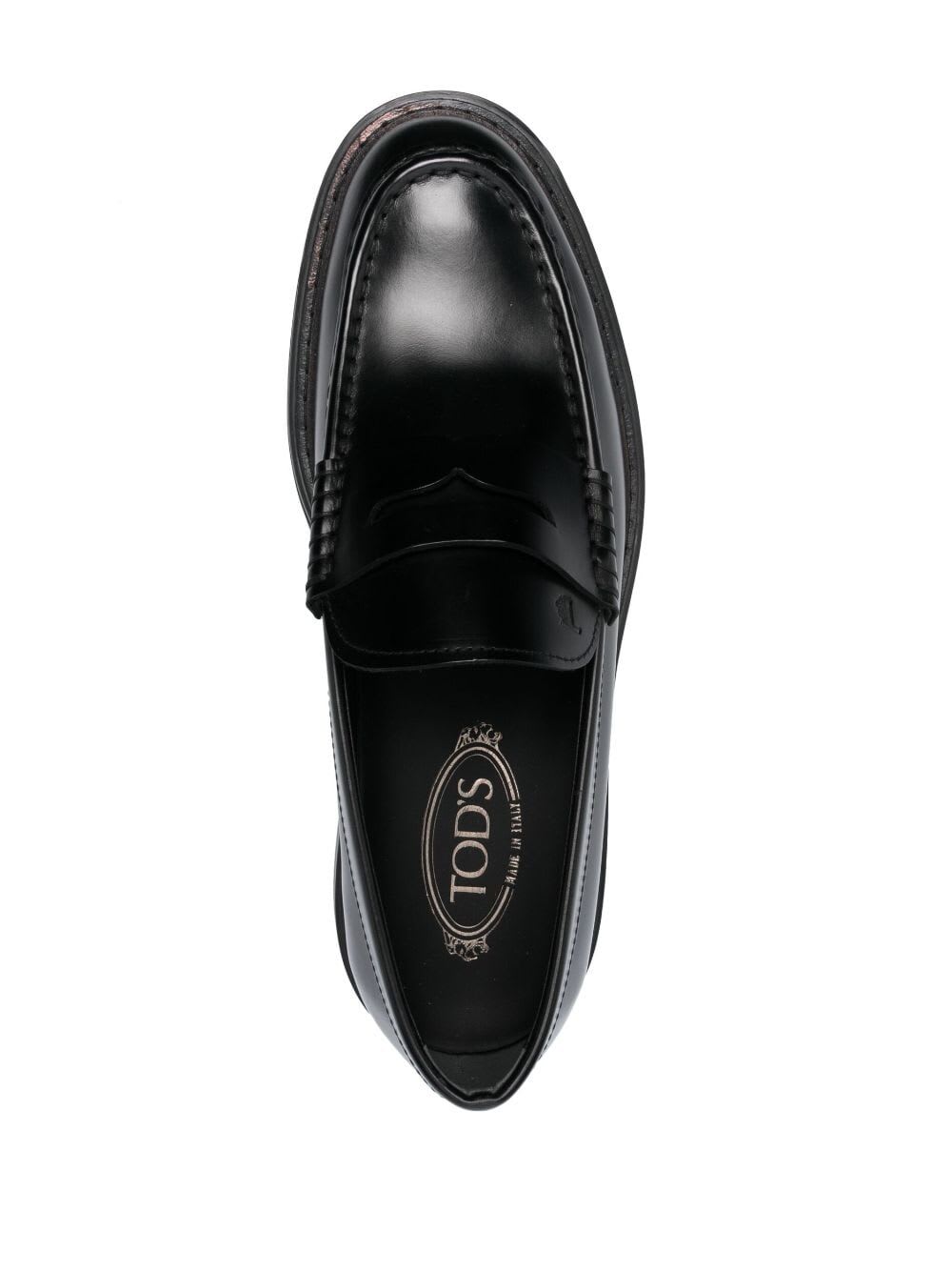 Shop Tod's Loafers In Black