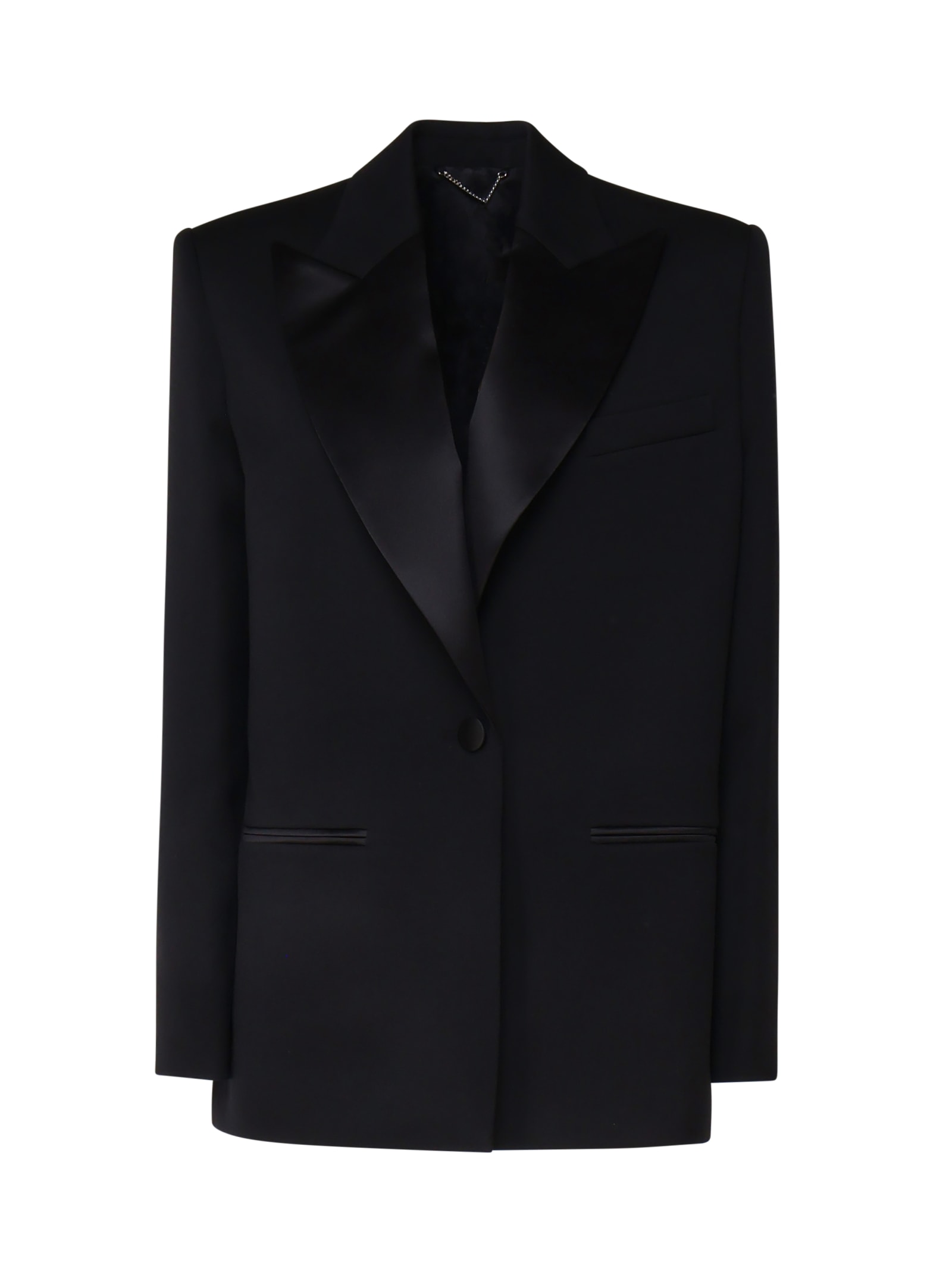 Blazer With Satin Lapels