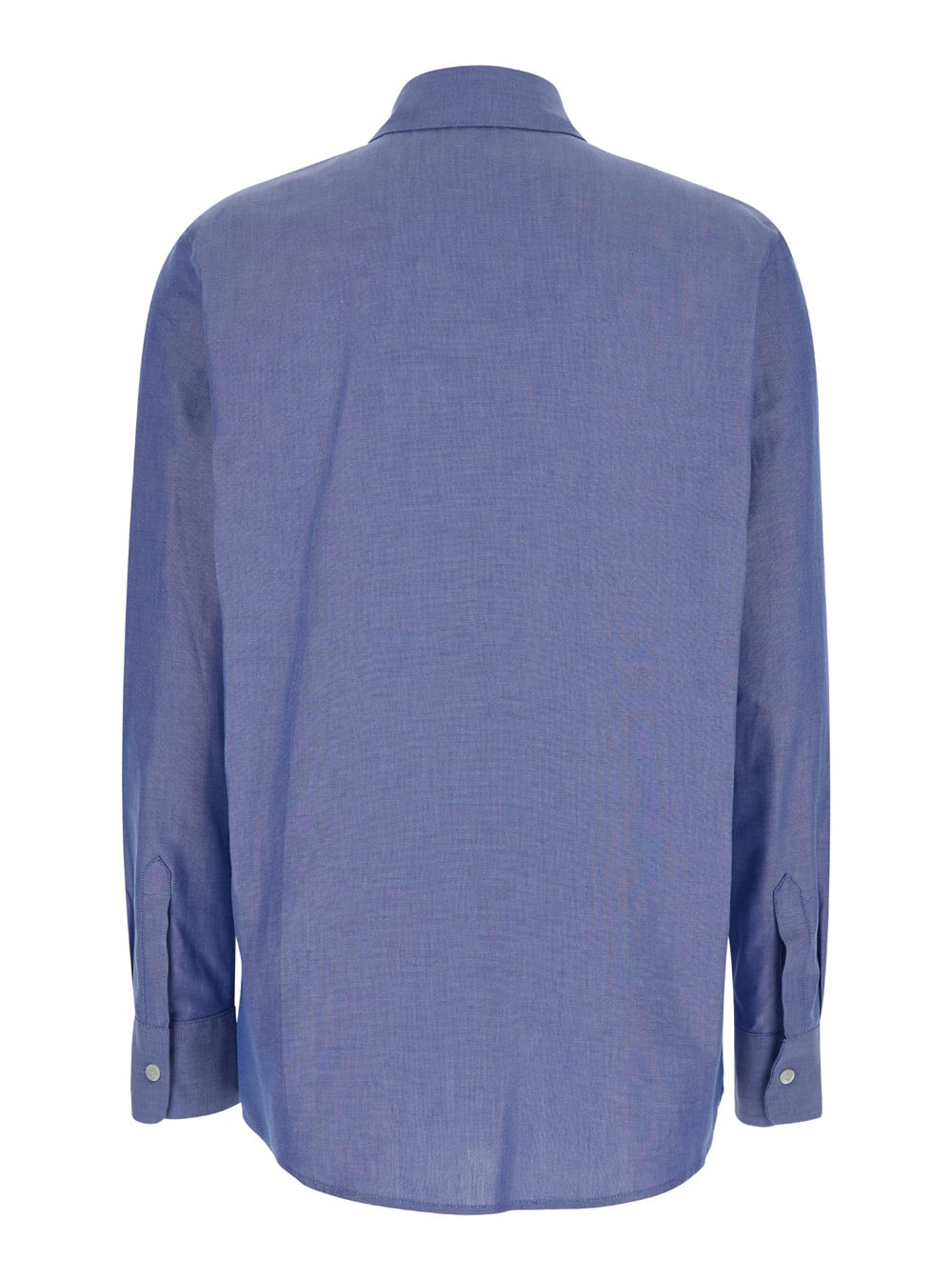 Shop Etro Oxford Shirt In Indaco (light Blue)