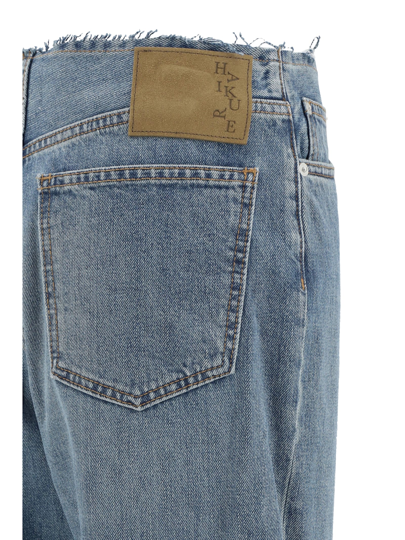Shop Haikure Korea Jeans In Mediterranean Blue