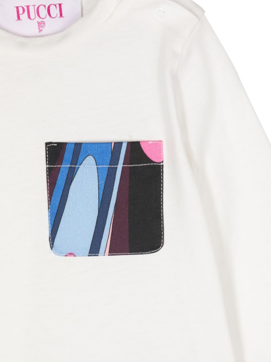 Shop Pucci Special T-shirts In Ivory