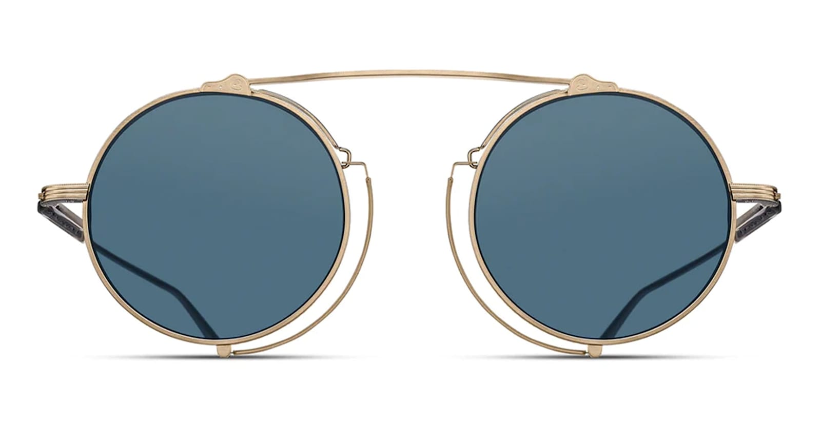 M3154 - Brushed Gold / Blue Grey Sunglasses