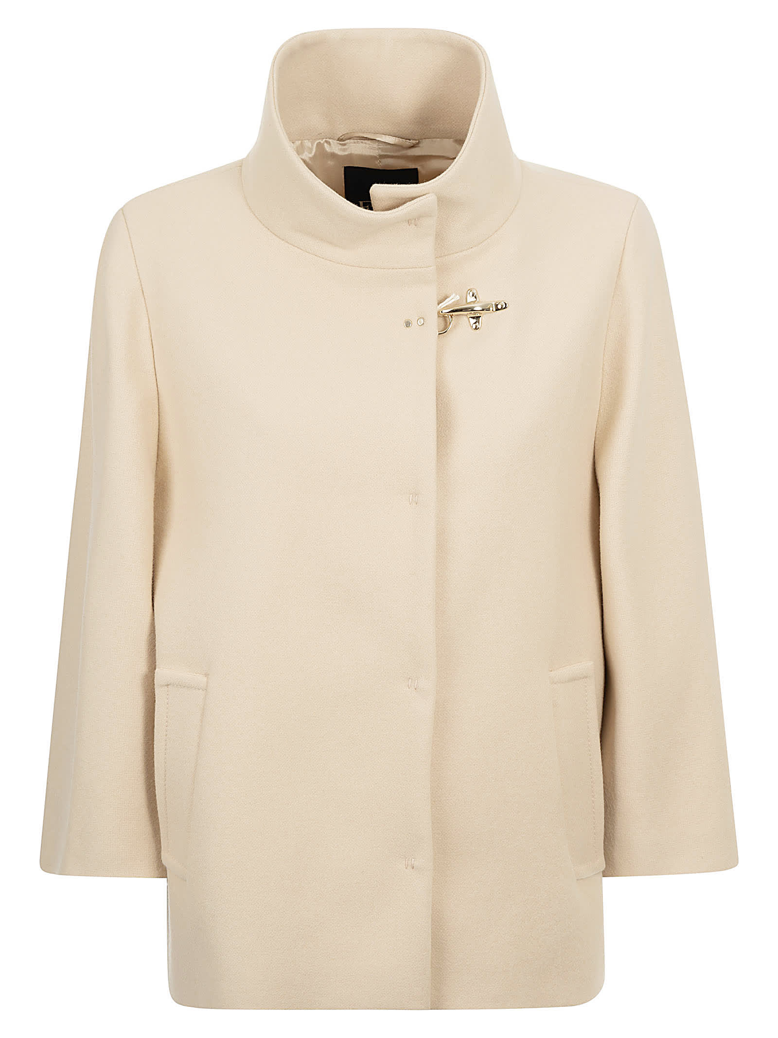 Shop Fay High Neck Toggle Lock Jacket