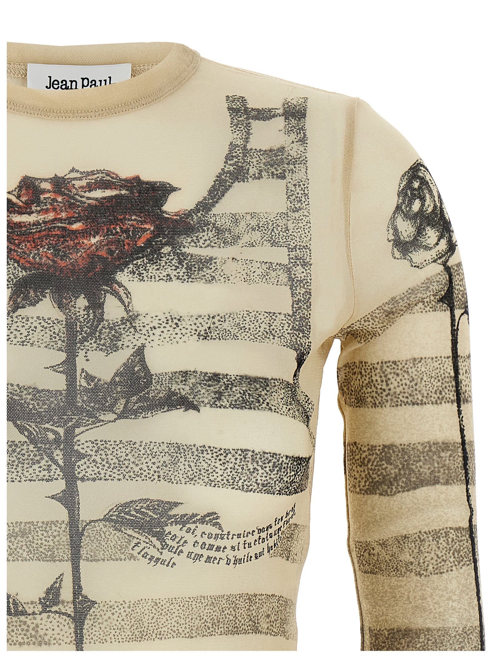 Shop Jean Paul Gaultier Tulle Top