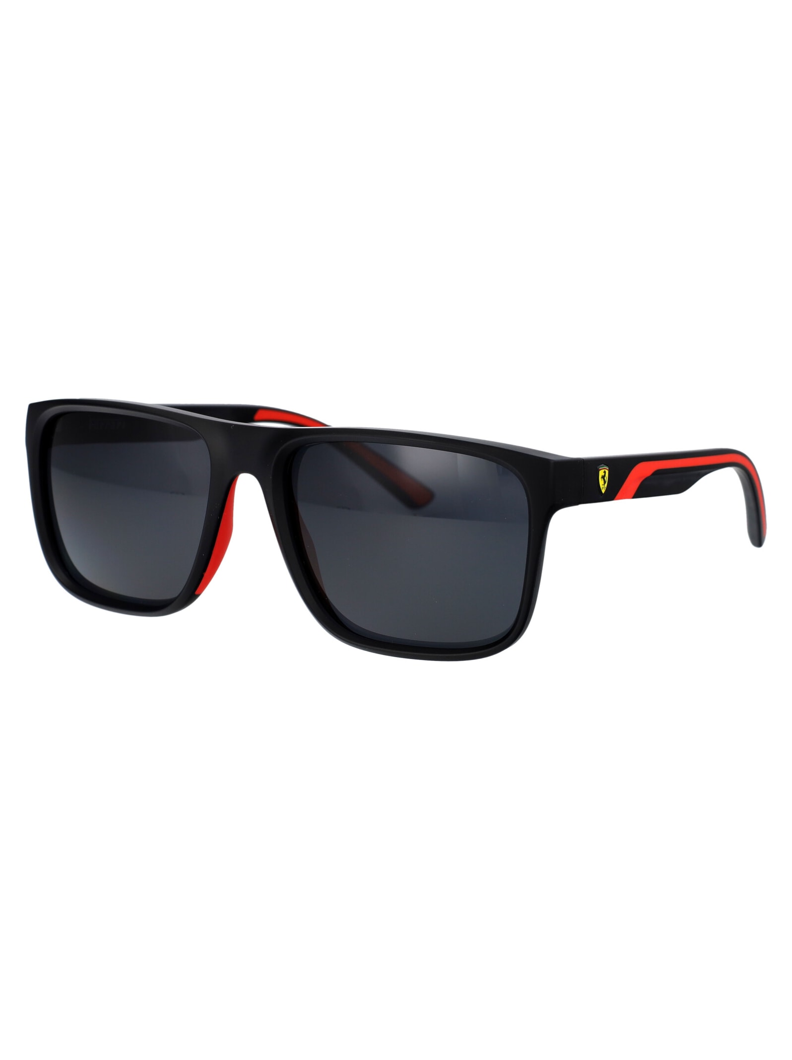 Ferrari 0fz6002u Sunglasses In 504/81 Matte Black