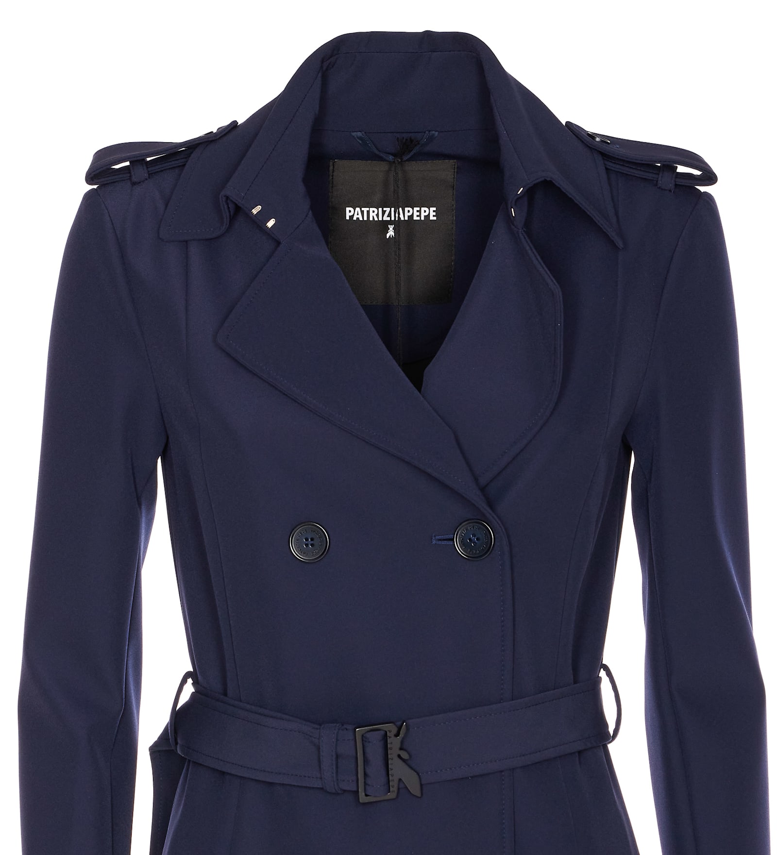 Patrizia Pepe Trench In Blue