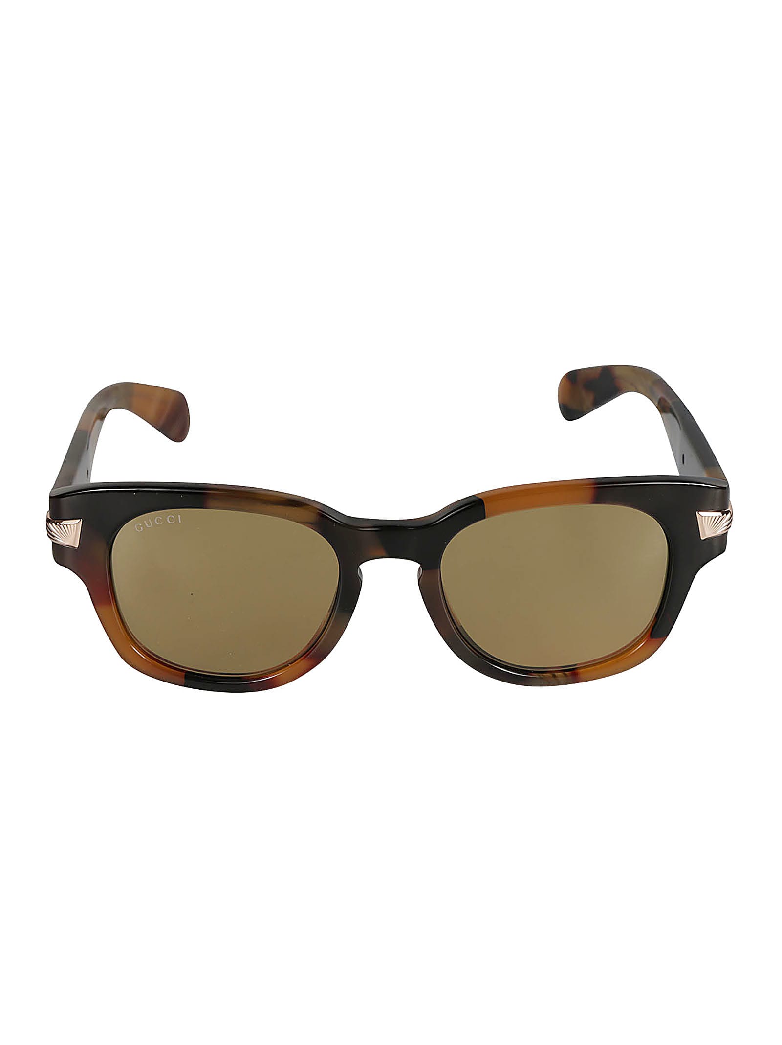 Shop Gucci Wayfarer Classic Sunglasses In Brown