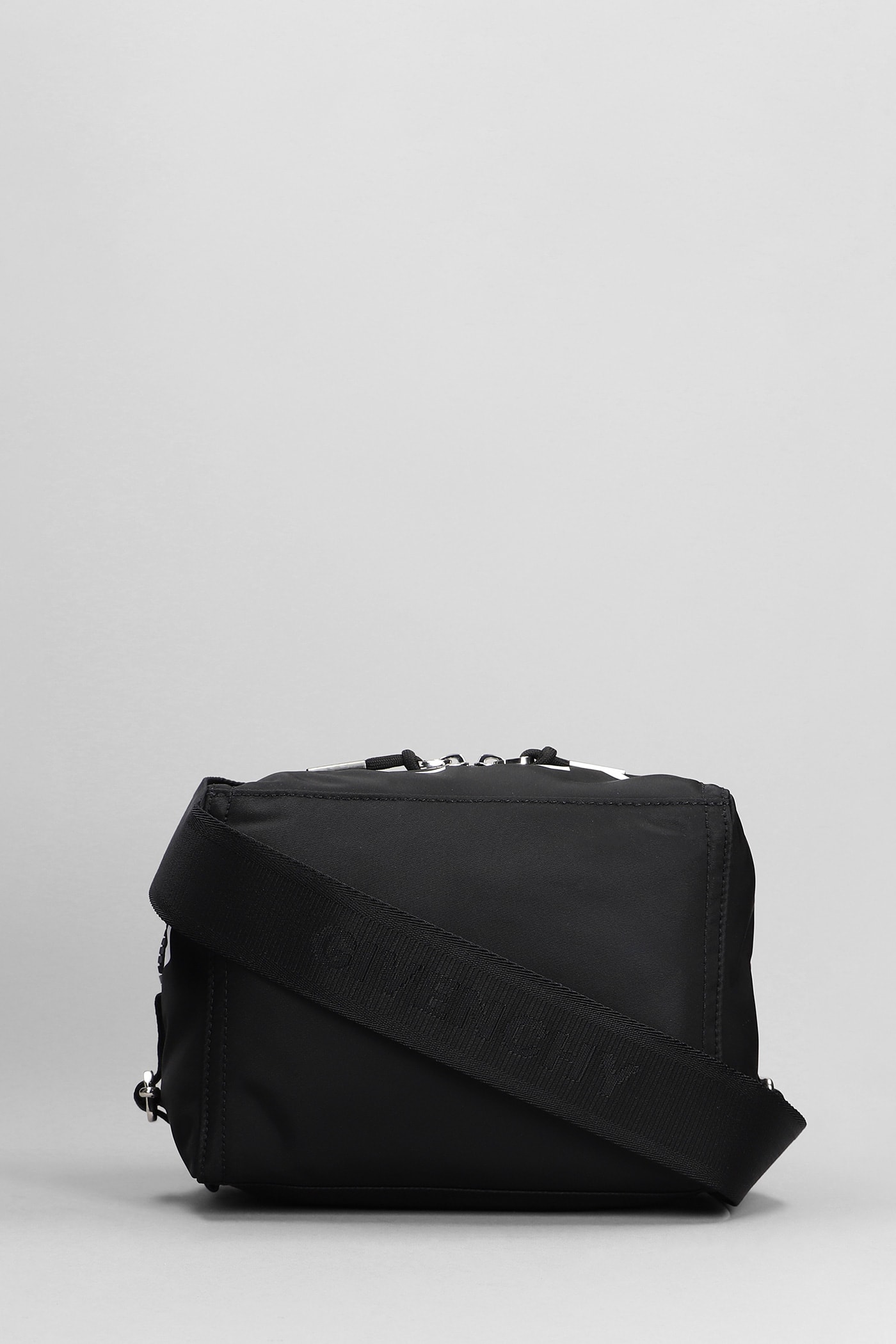 Givenchy Pandora Small Shoulder Bag In Black Polyamide