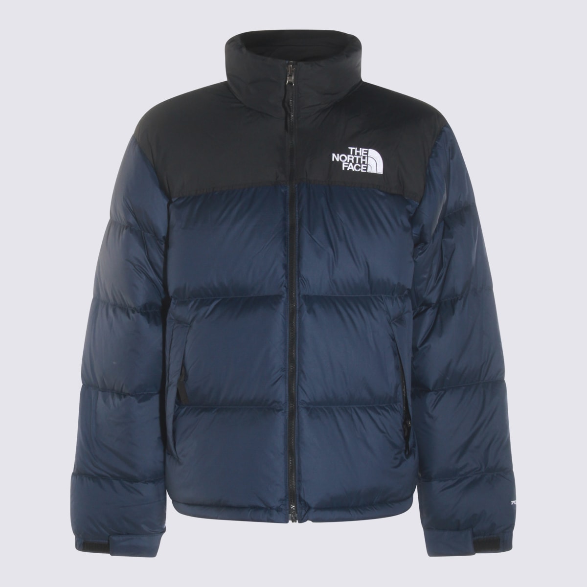 The North Face Blue Down Jacket In Blue