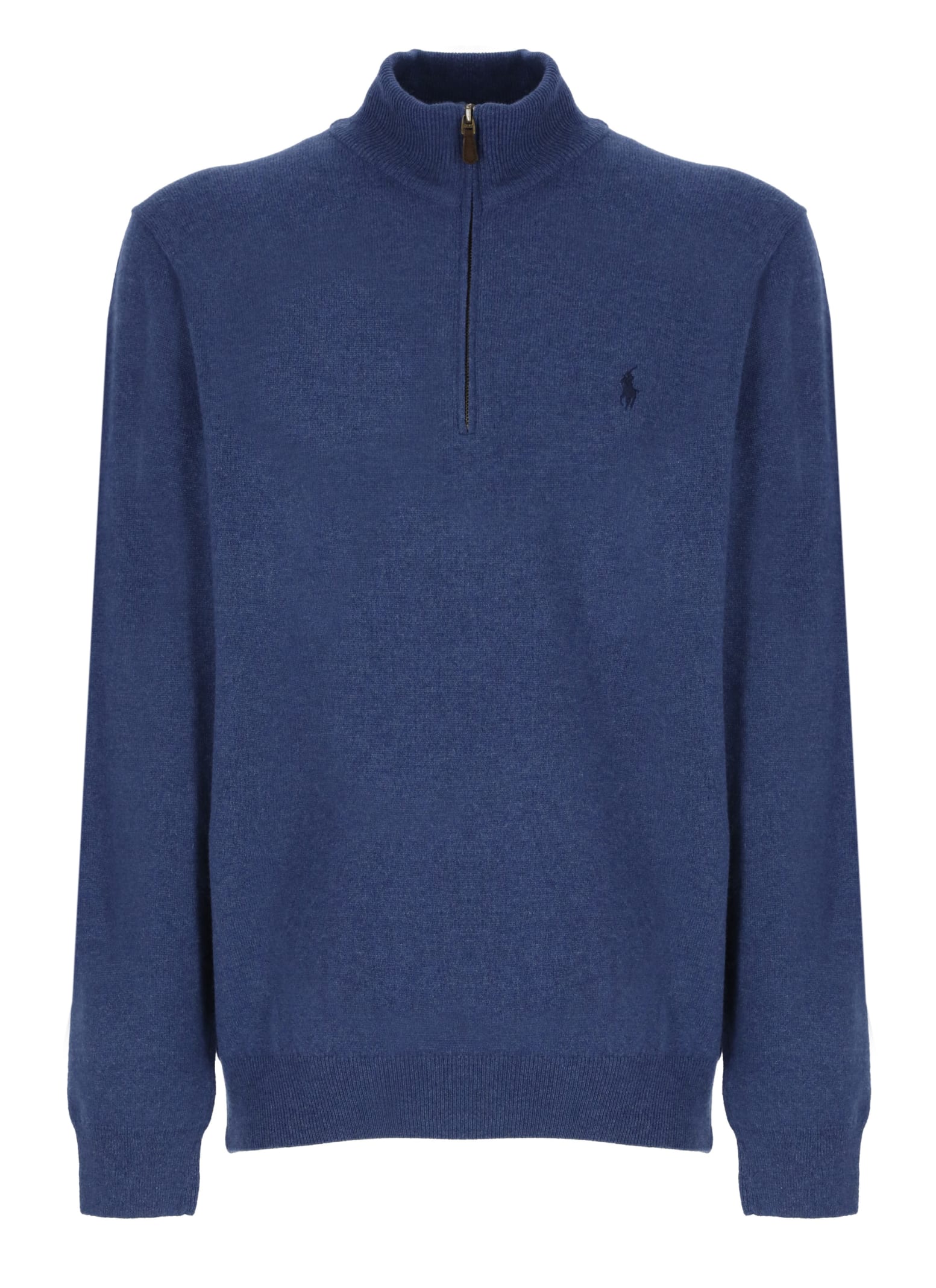 Ralph Lauren Sweater With Pony In Blue