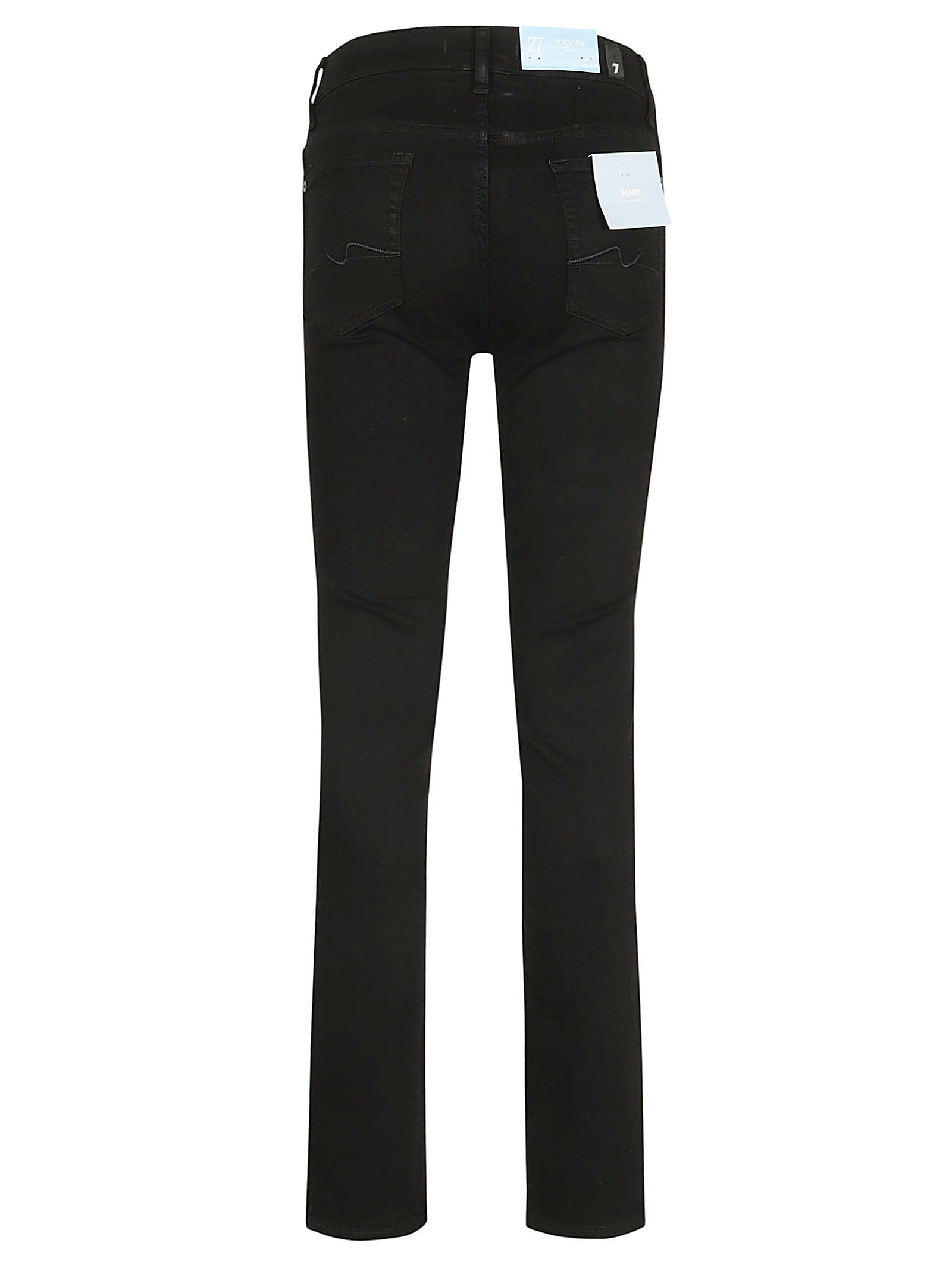 Shop 7 For All Mankind Roxanne Bair Eco Rinsed Black