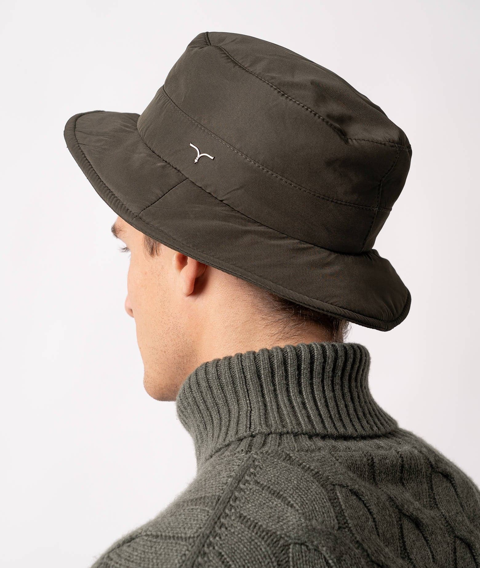 Shop Larusmiani Bucket Hat Hat In Olive