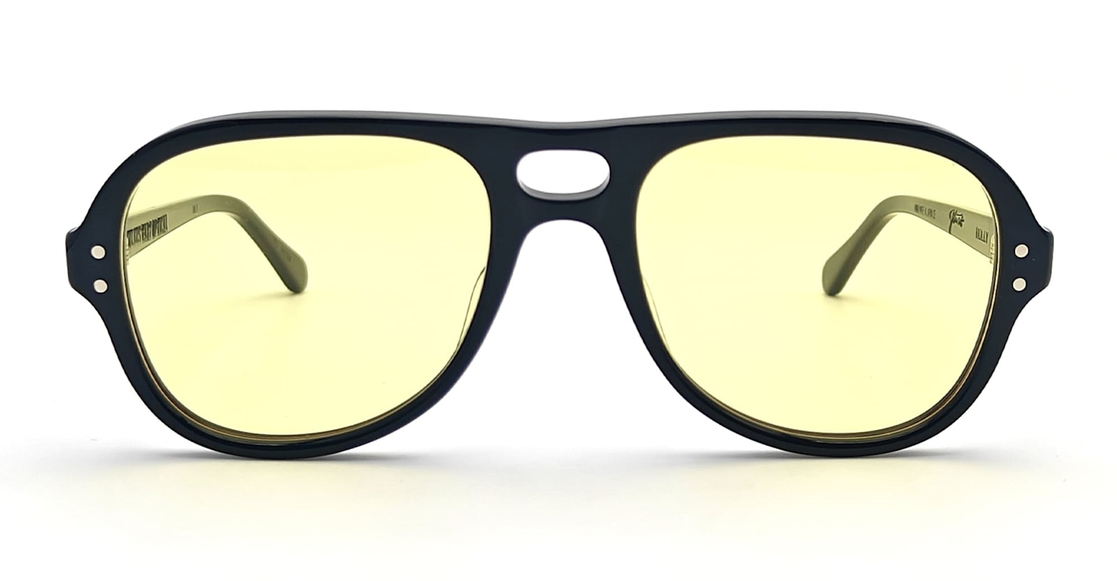 Holly - Black / Yellow Lens Sunglasses