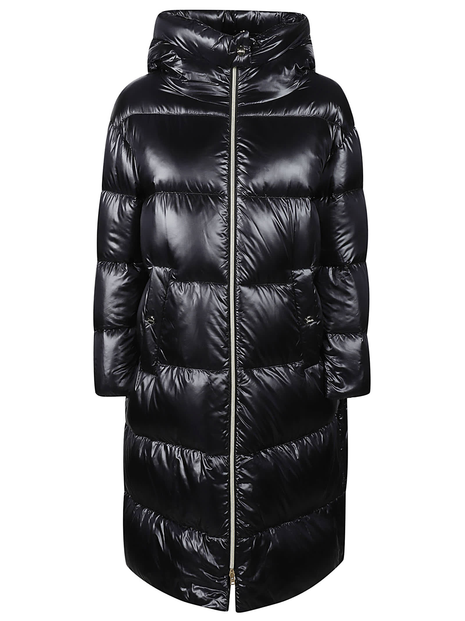 Shop Herno Over Parka In Nero