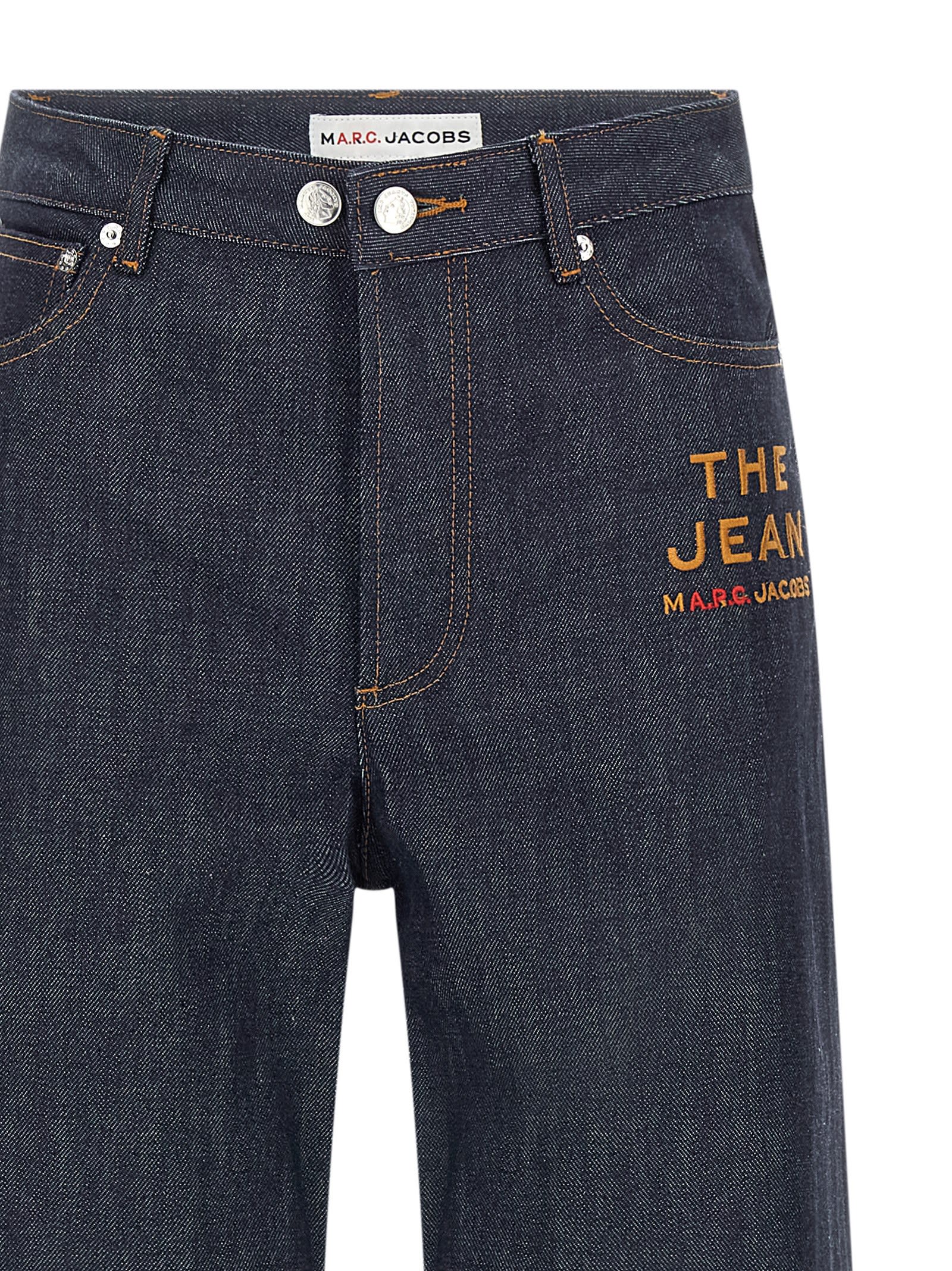 Apc Wide-leg Rigid Denim Jeans With Contrast Stitching In Black