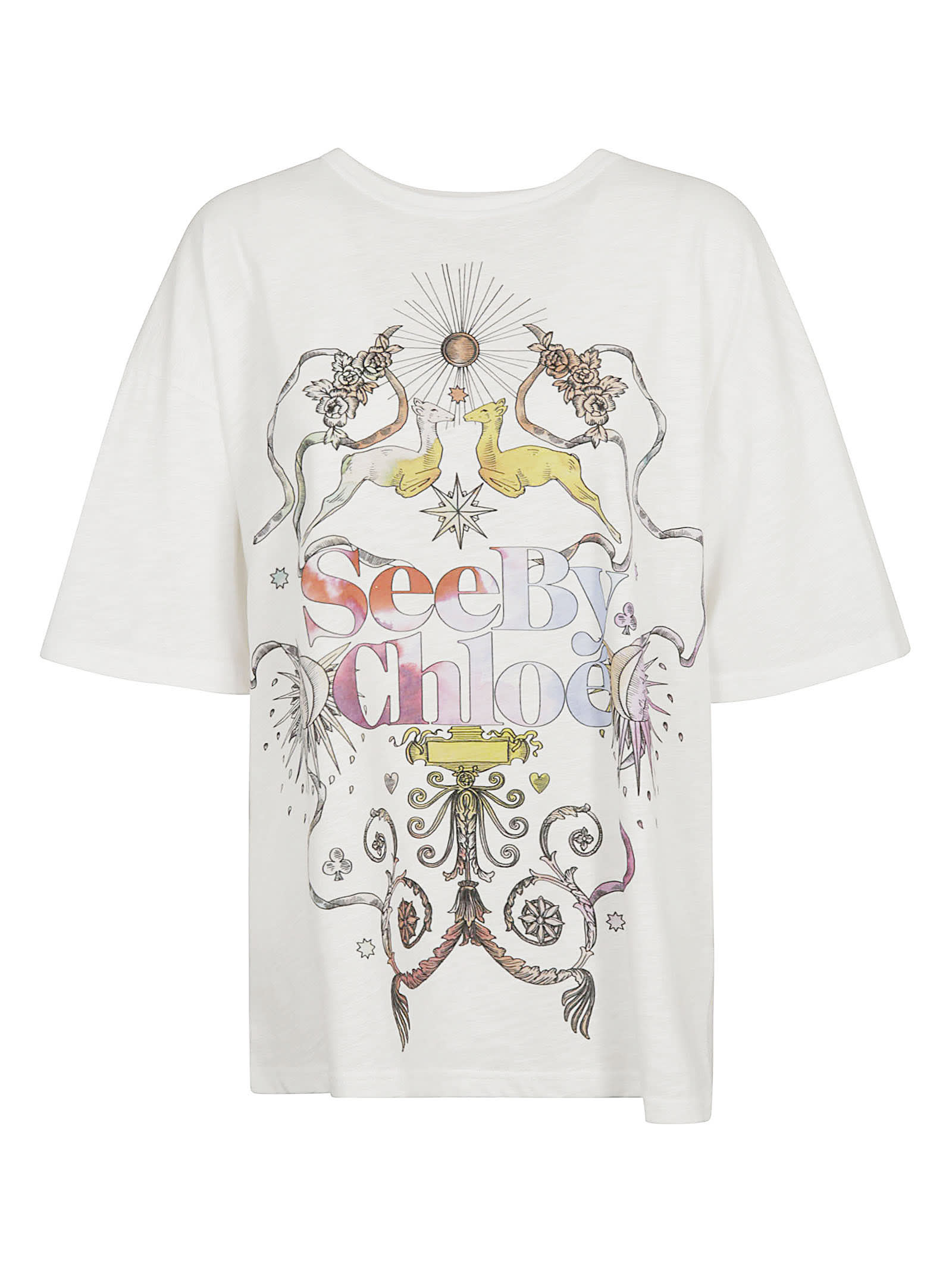 See by Chloé Oversized Printed T-shirt