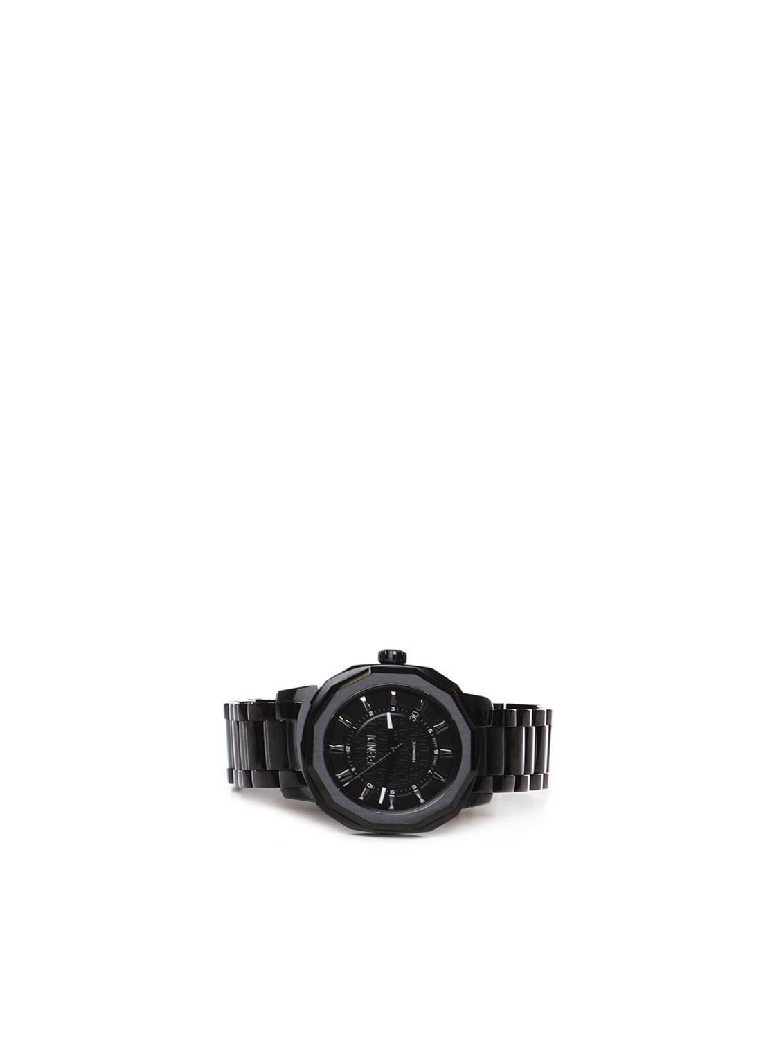 Shop Fendi Matic Geometric Automatic Watch In Black