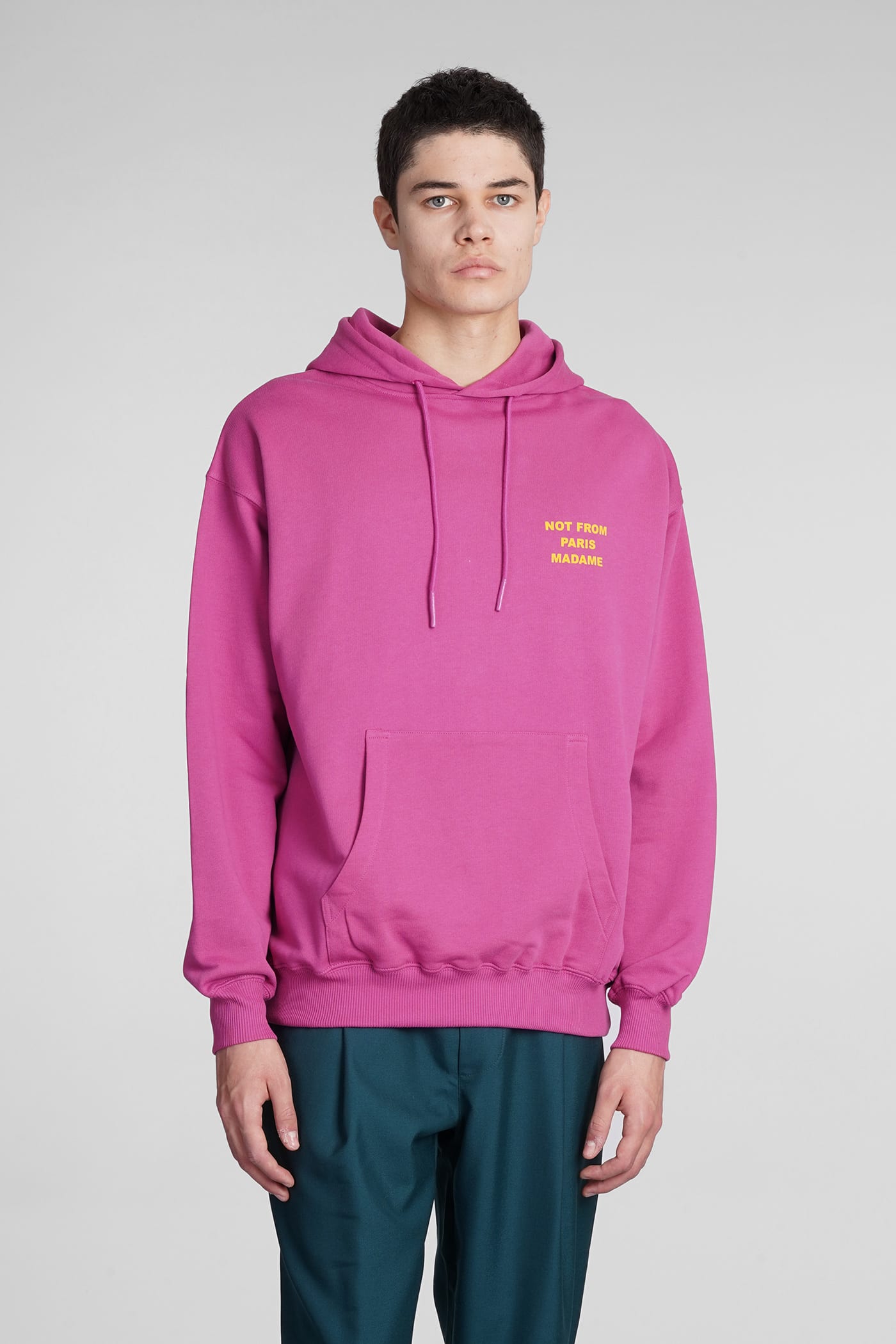 DRÔLE DE MONSIEUR SWEATSHIRT IN VIOLA COTTON