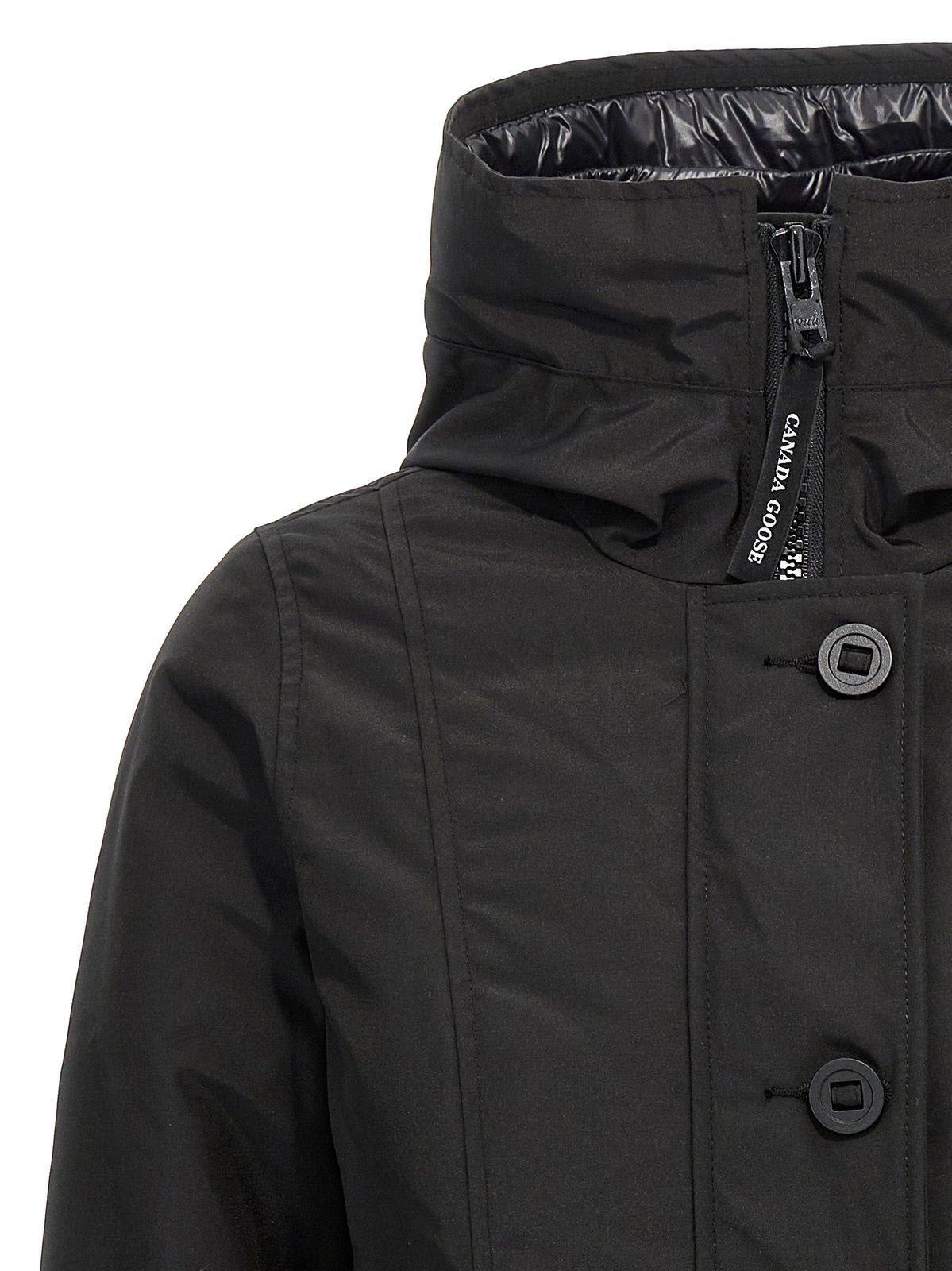 Shop Canada Goose Rossclair Down Parka In Black