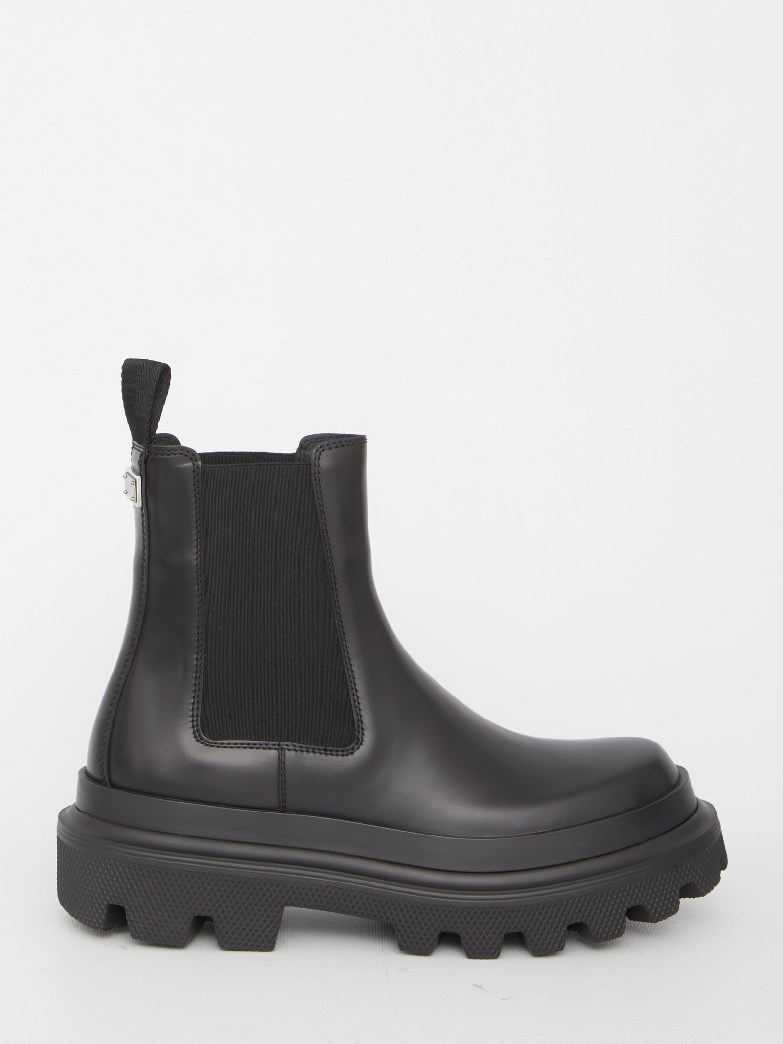 Shop Dolce & Gabbana Chelsea Boots In Black