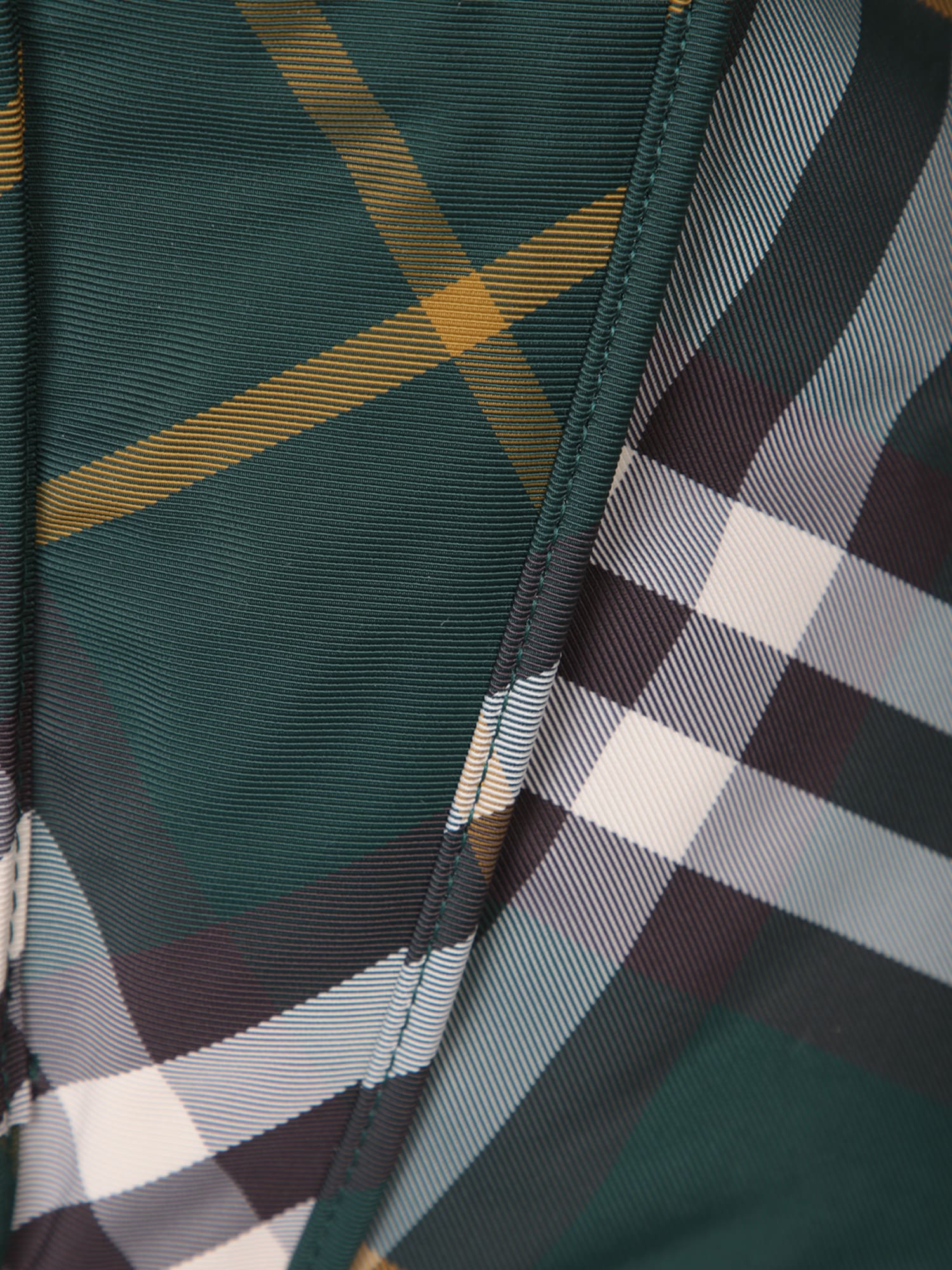 Shop Burberry Shield S24 Check Green Backpack