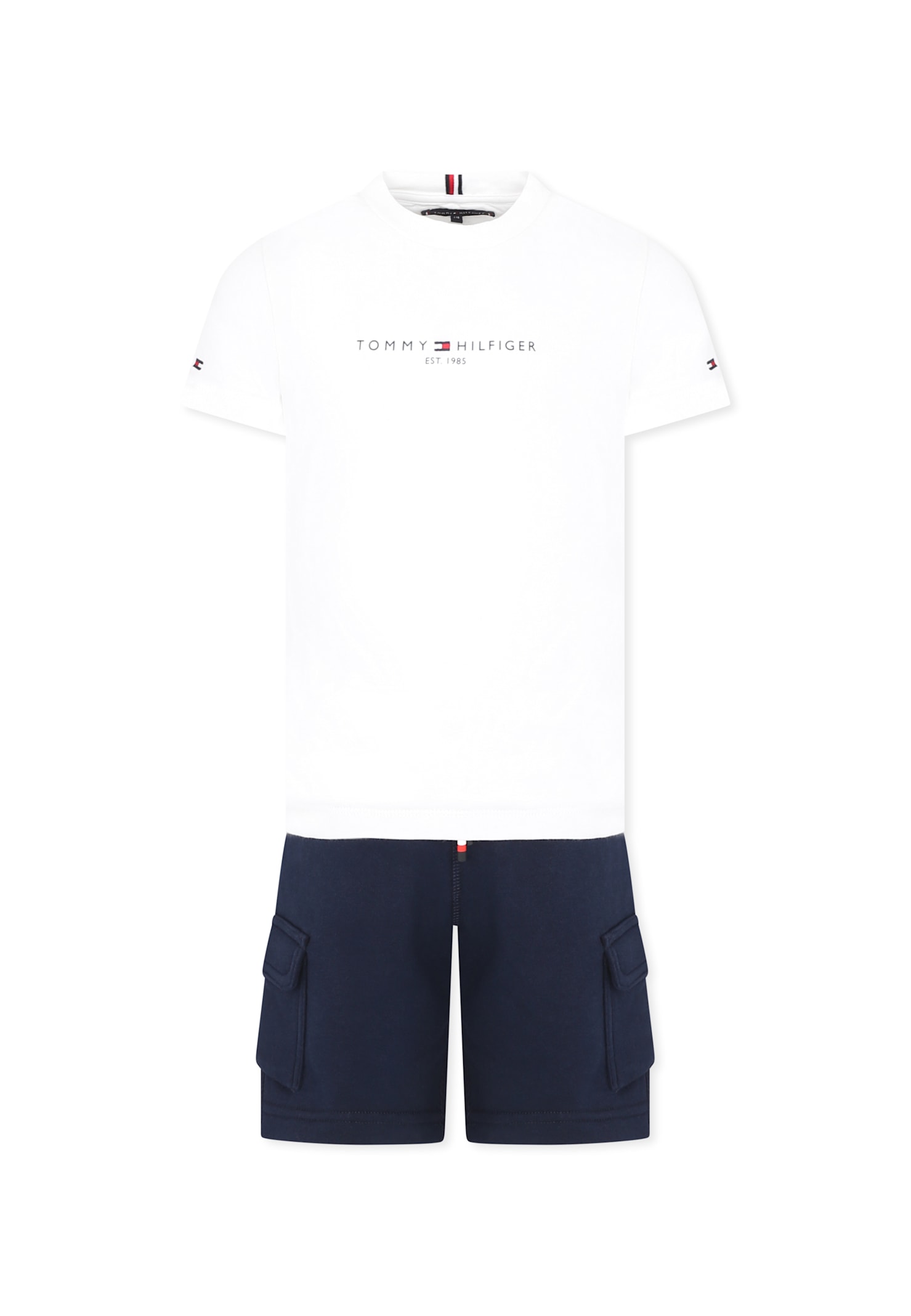 Tommy Hilfiger Multicolor Suit For Boy With Logo In Multicolor