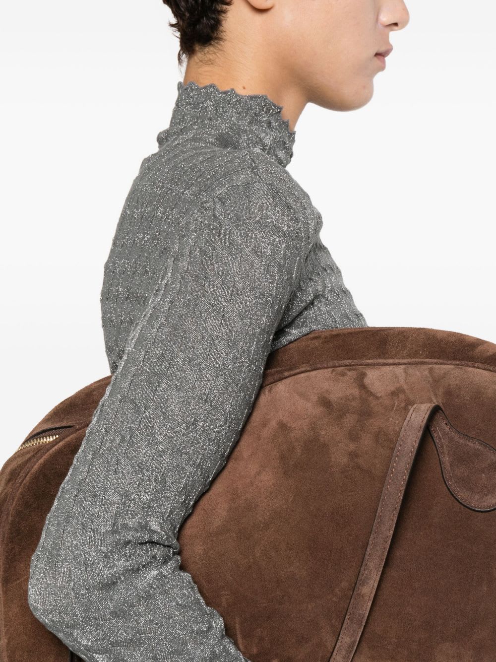 Emporio Armani Turtle-neck Sweater In Gray