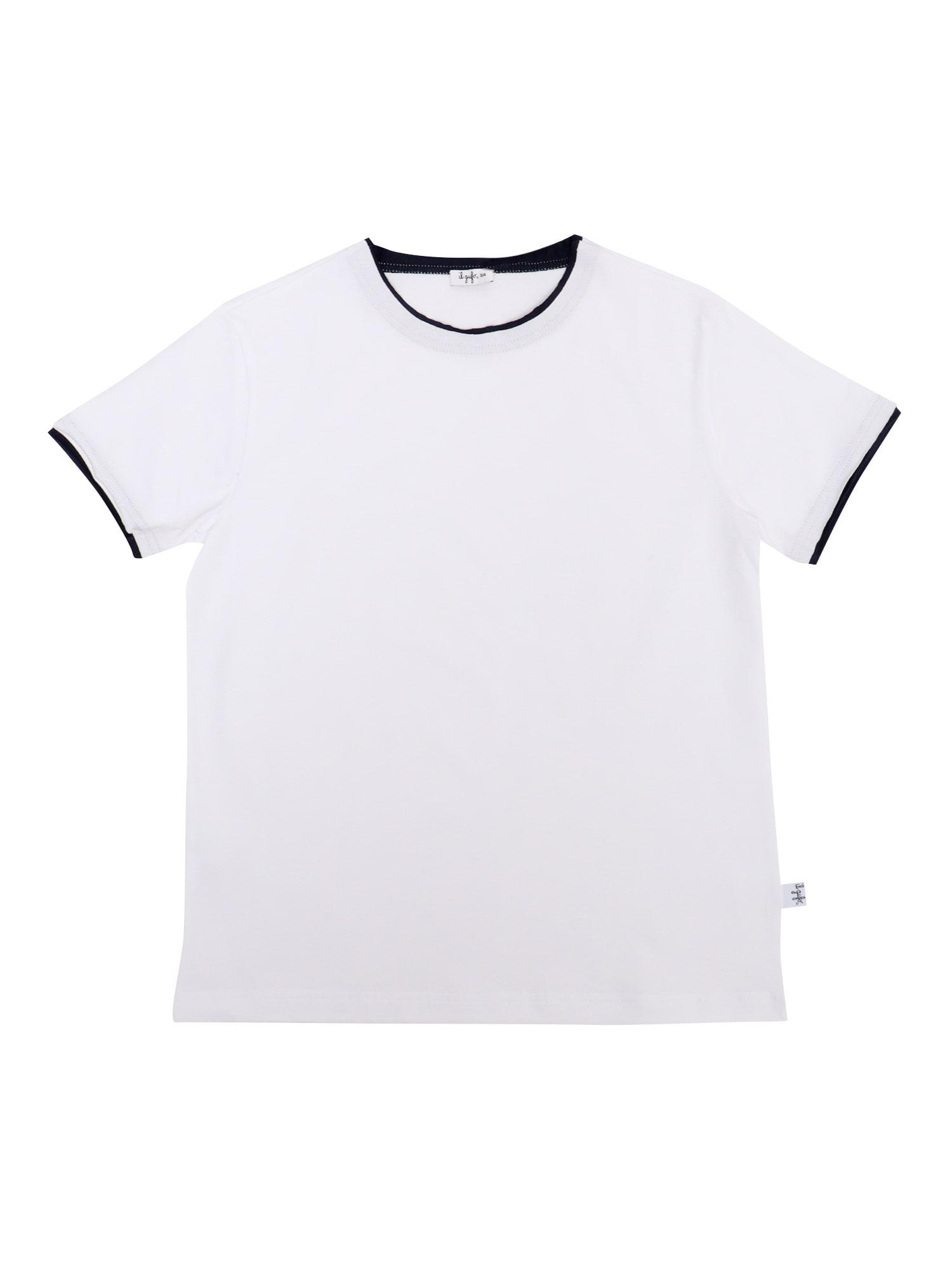 Shop Il Gufo Basic T-shirt In White