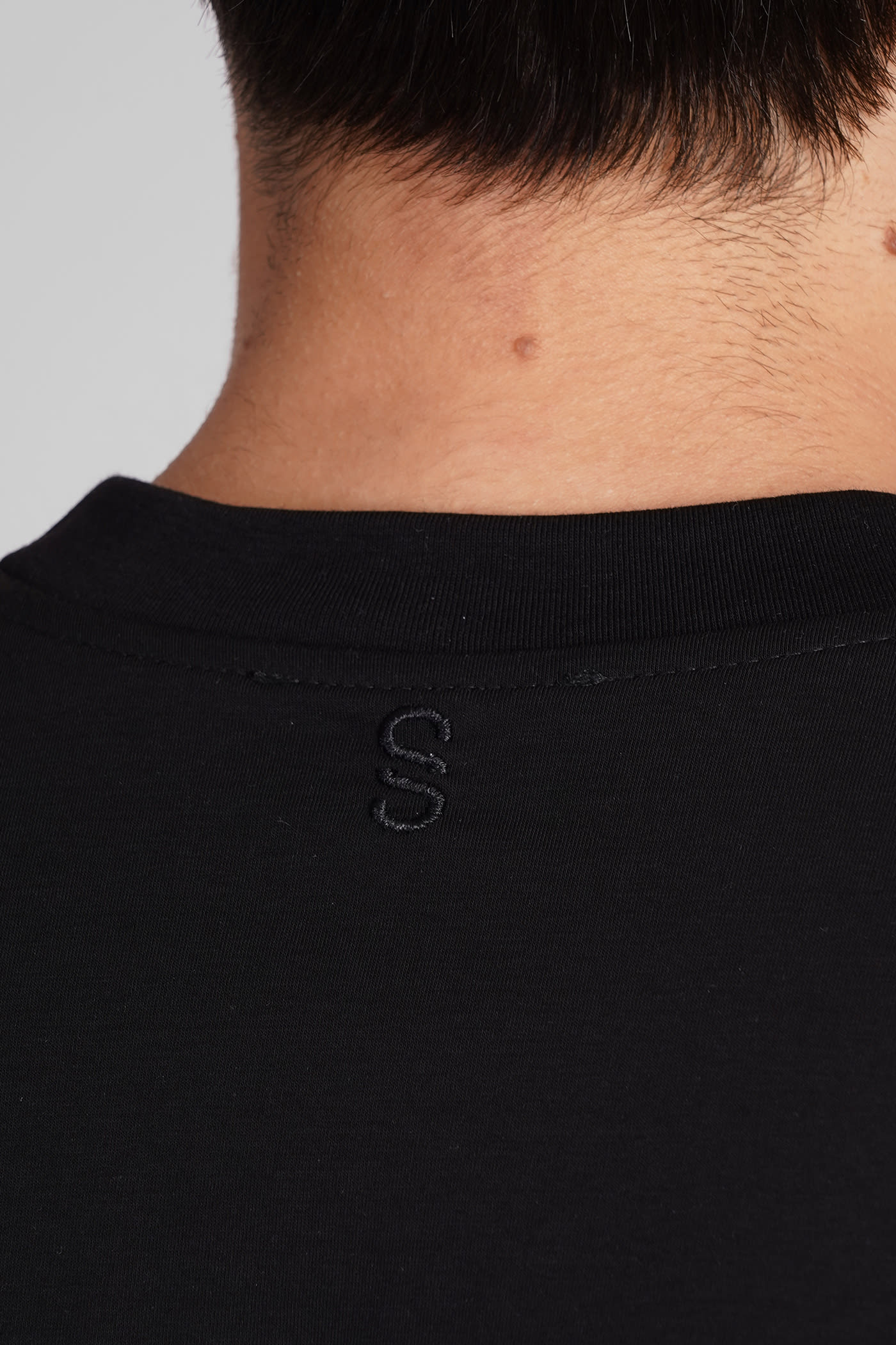 Shop Salvatore Santoro T-shirt In Black Cotton