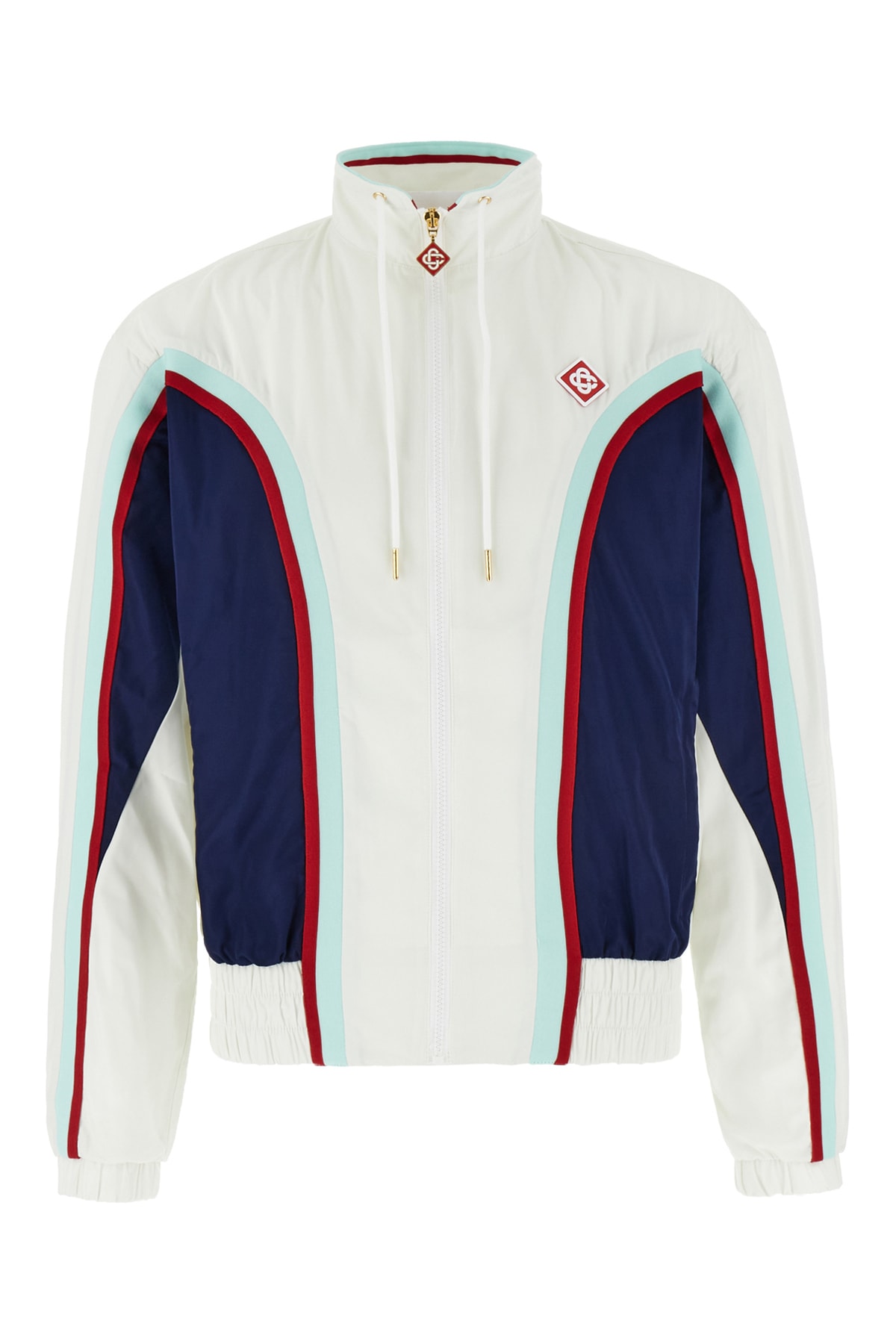 Shop Casablanca Ivory Polyester Windbreaker In White