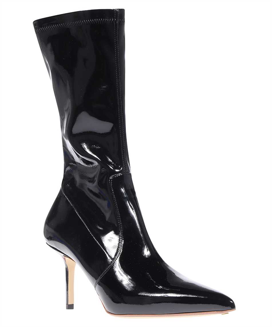 Francesco Russo 70mm Patent-leather Ankle Boots In Black