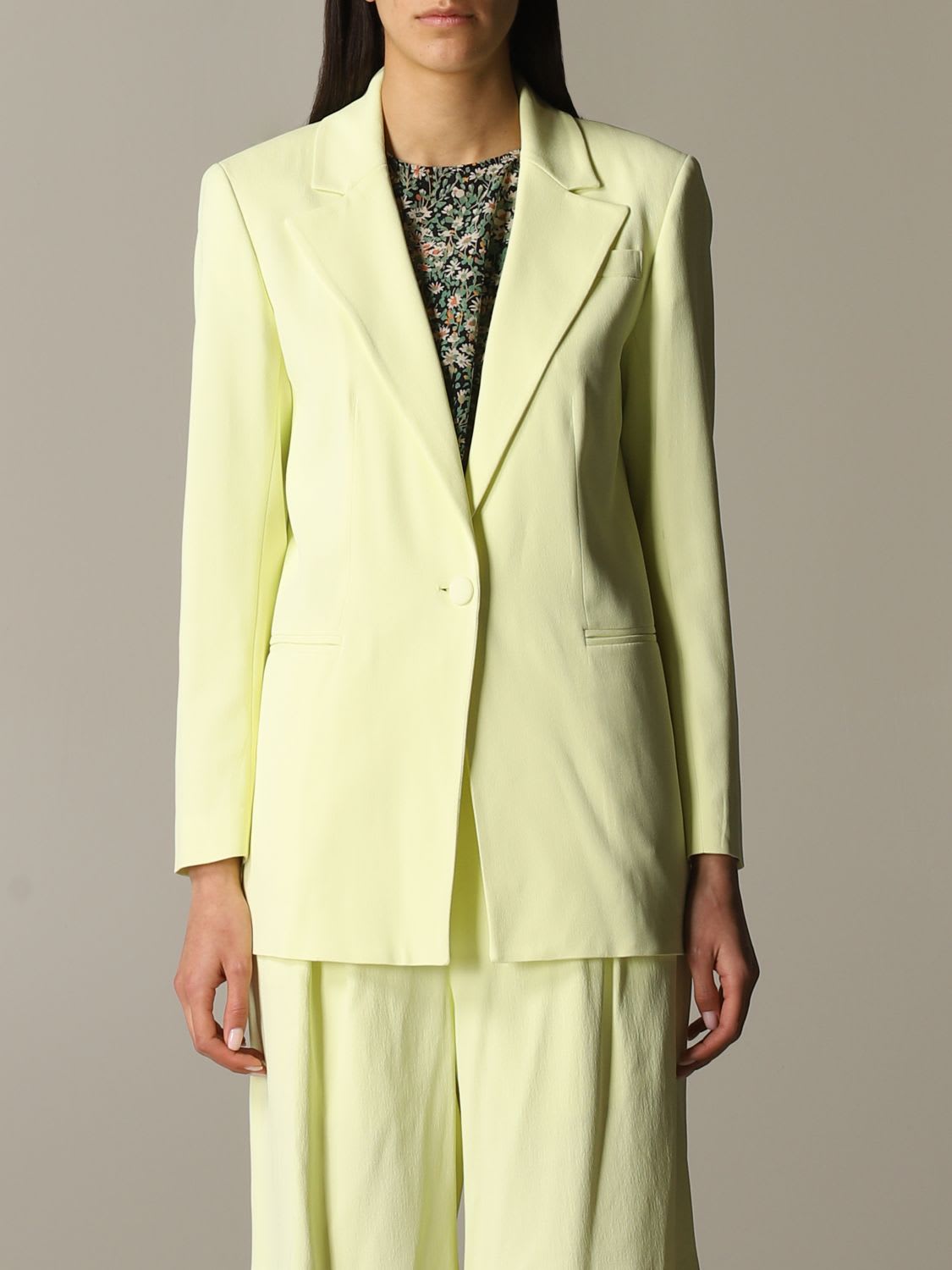 L'autre Chose Lautre Chose Suit Blazer Women Lautre Chose In Yellow