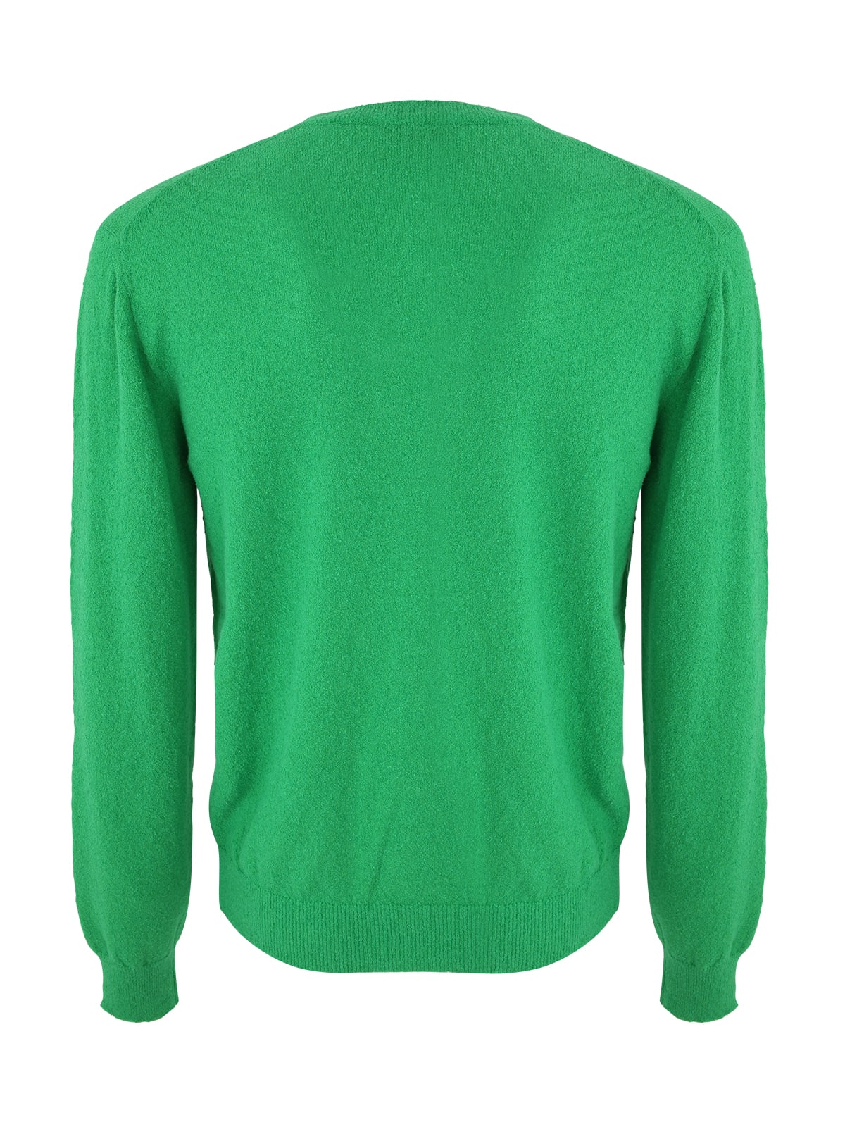 Shop Drumohr Long Sleeves Crew Neck T-shirt In Green