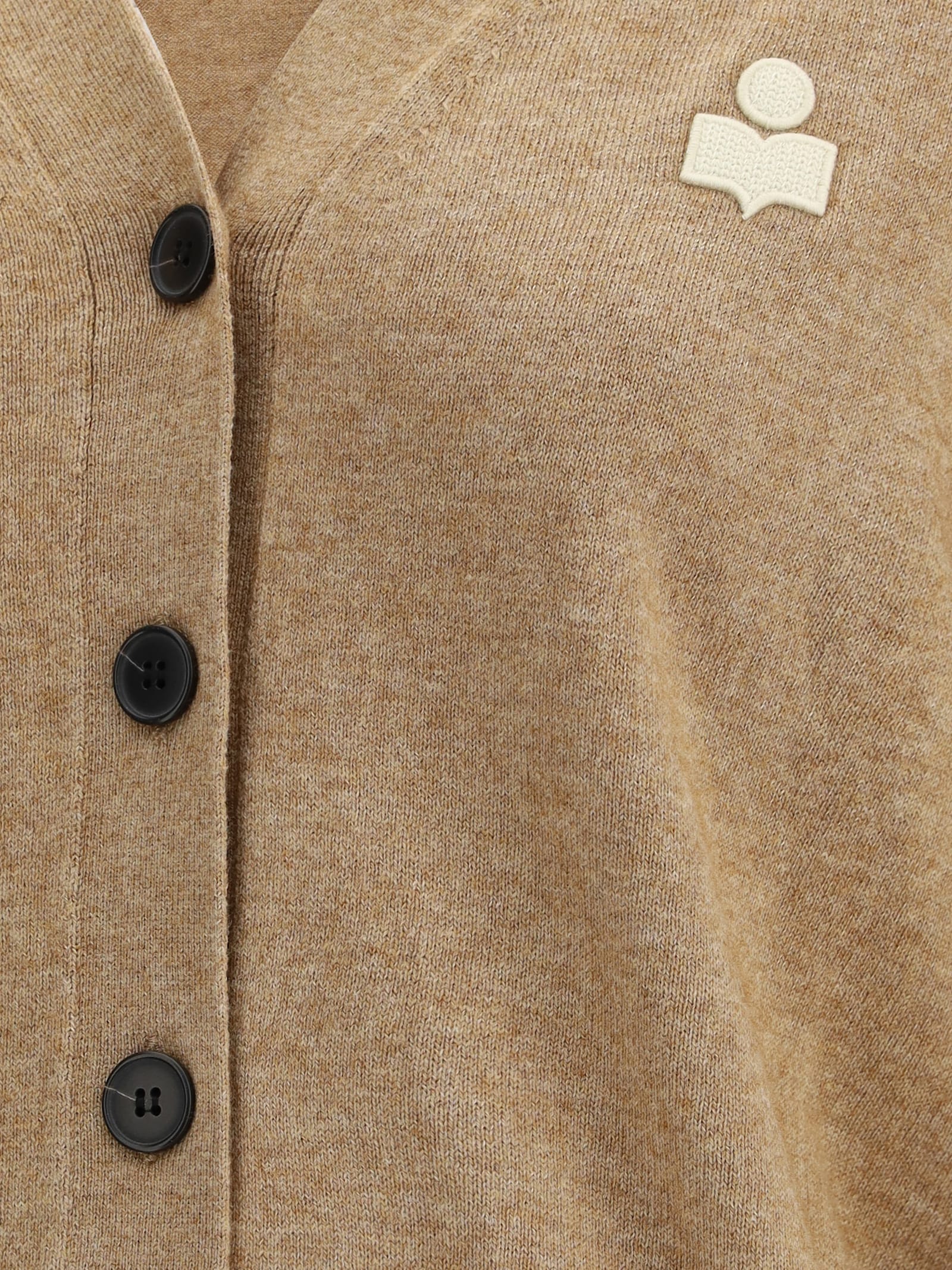 Isabel Marant Étoile Karina Cardigan In Neutral