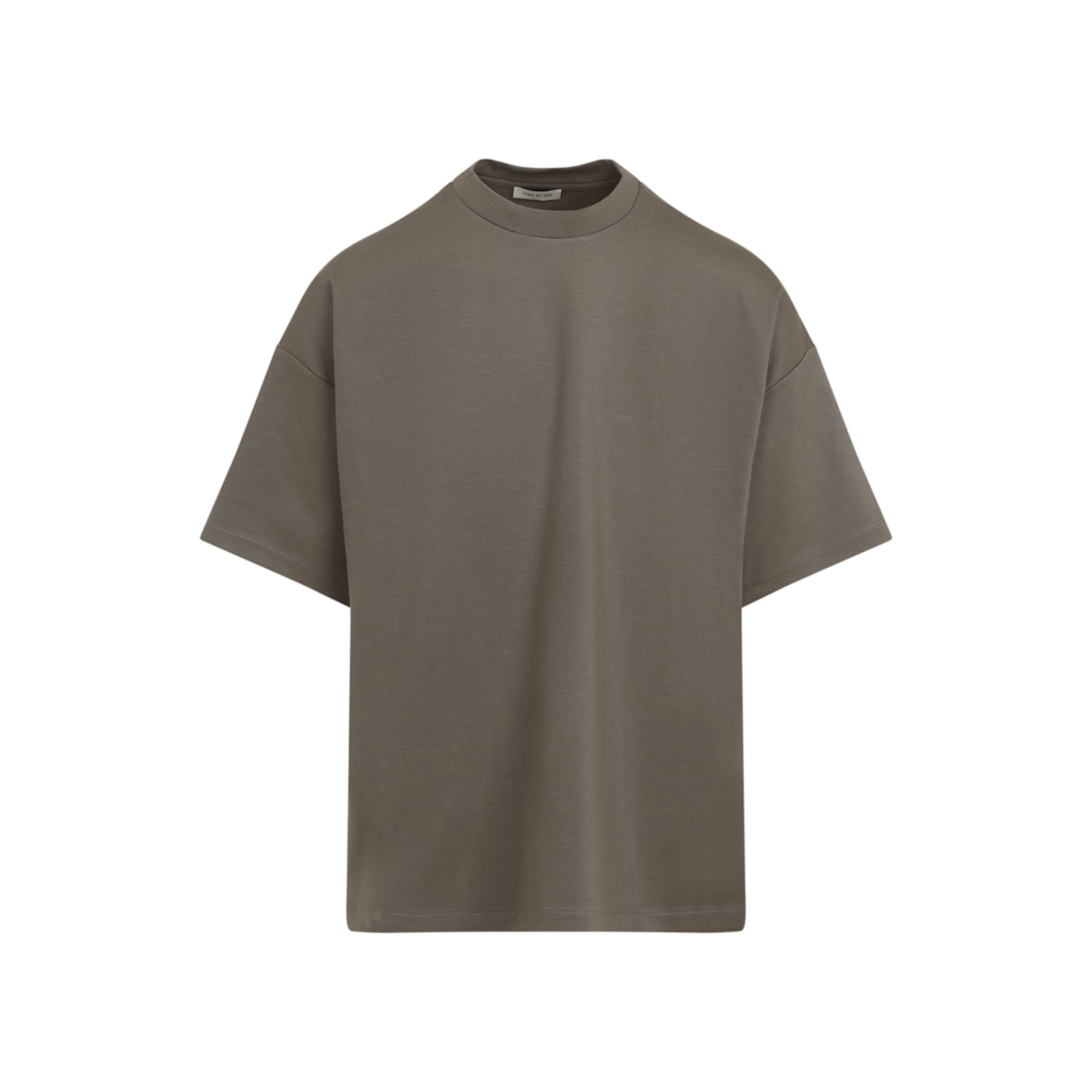 Shop Fear Of God Short Sleeve T-shirt In Wood