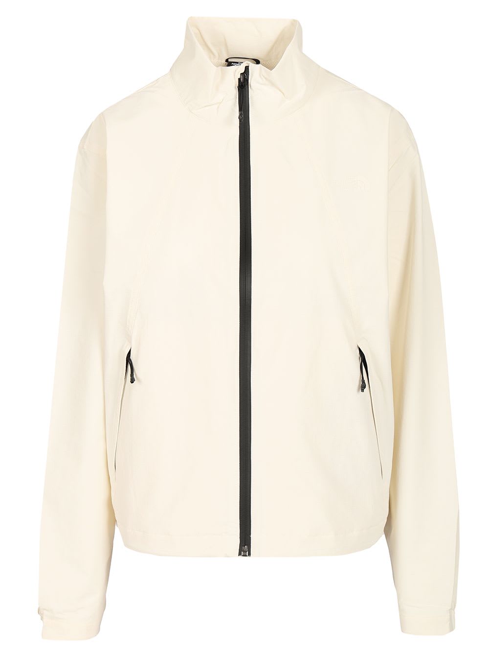 The North Face Dome Windbreaker Jacket In White Dune, Women's At Urban Outfitters